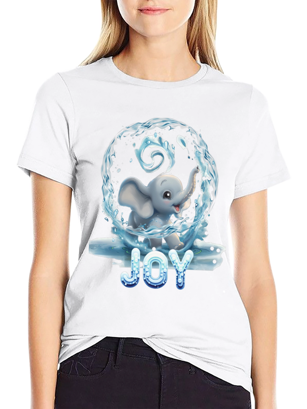 Joy Elephant Graphic Tee