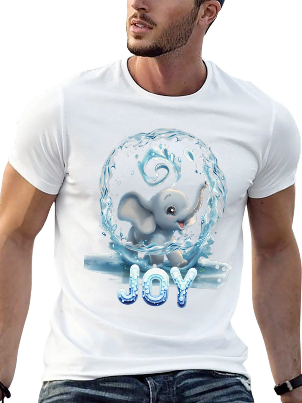 Joy Elephant Graphic Tee