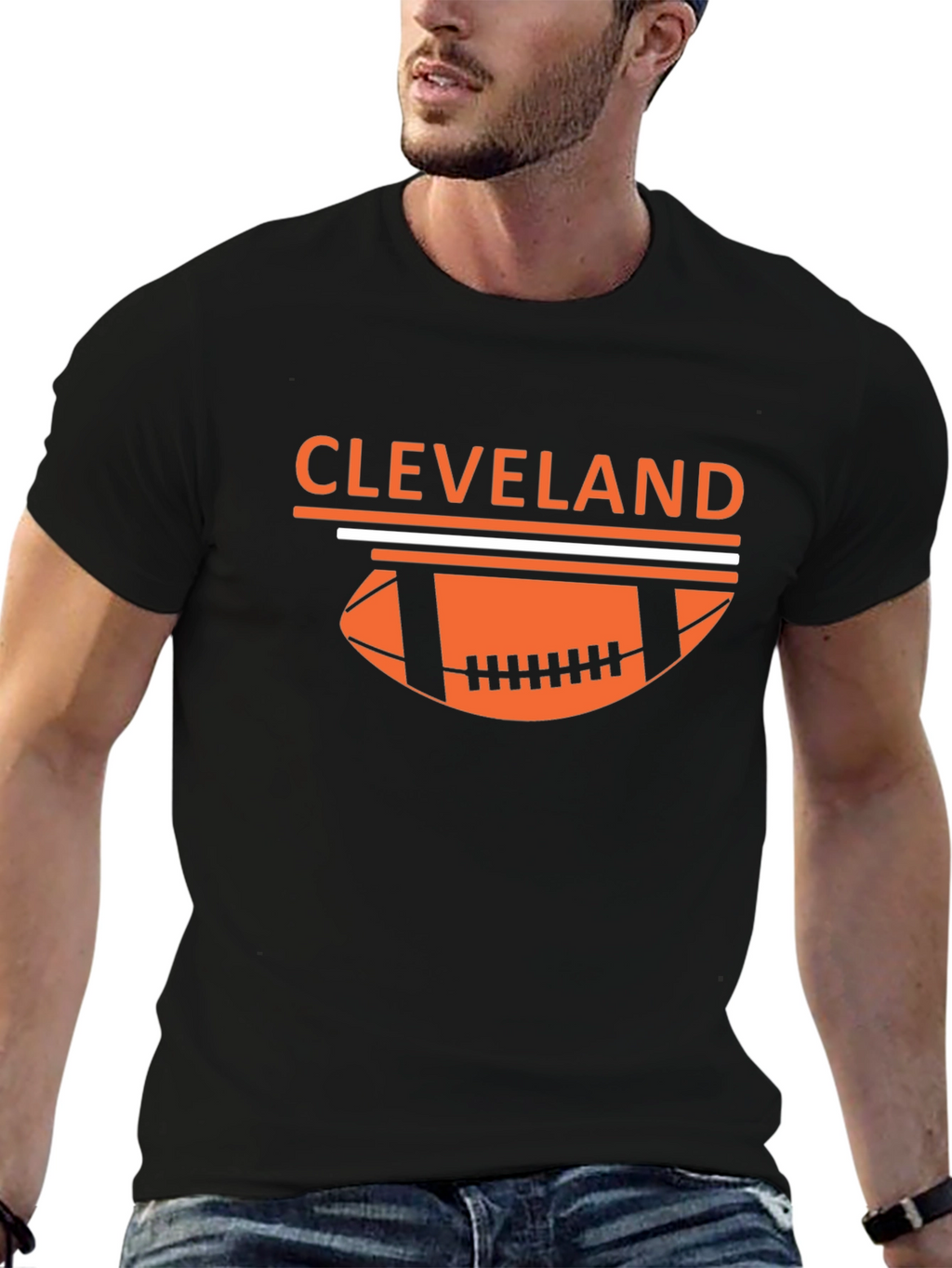 Cleveland Football Graphic T-Shirt