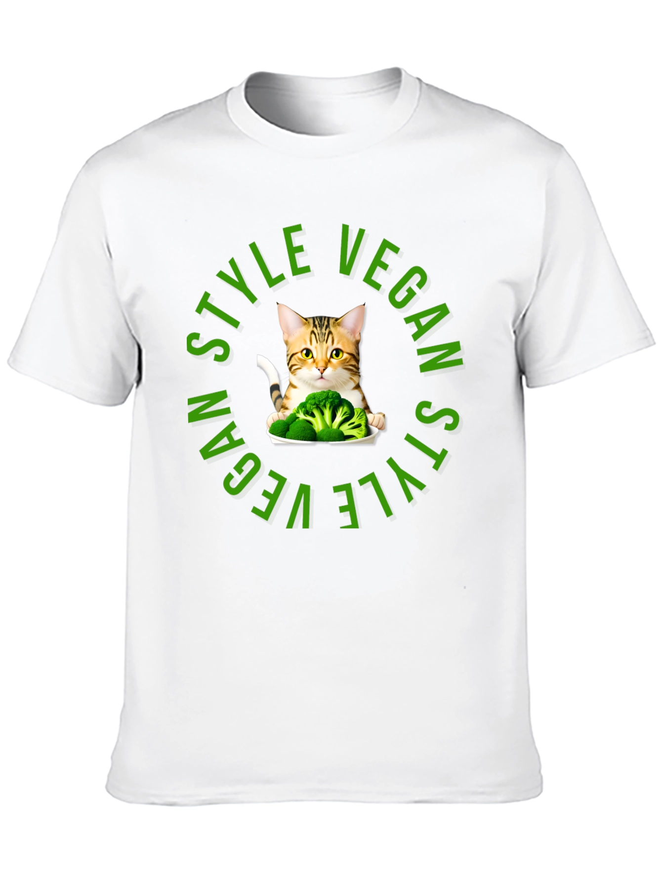 Vegan Style Cat T-Shirt