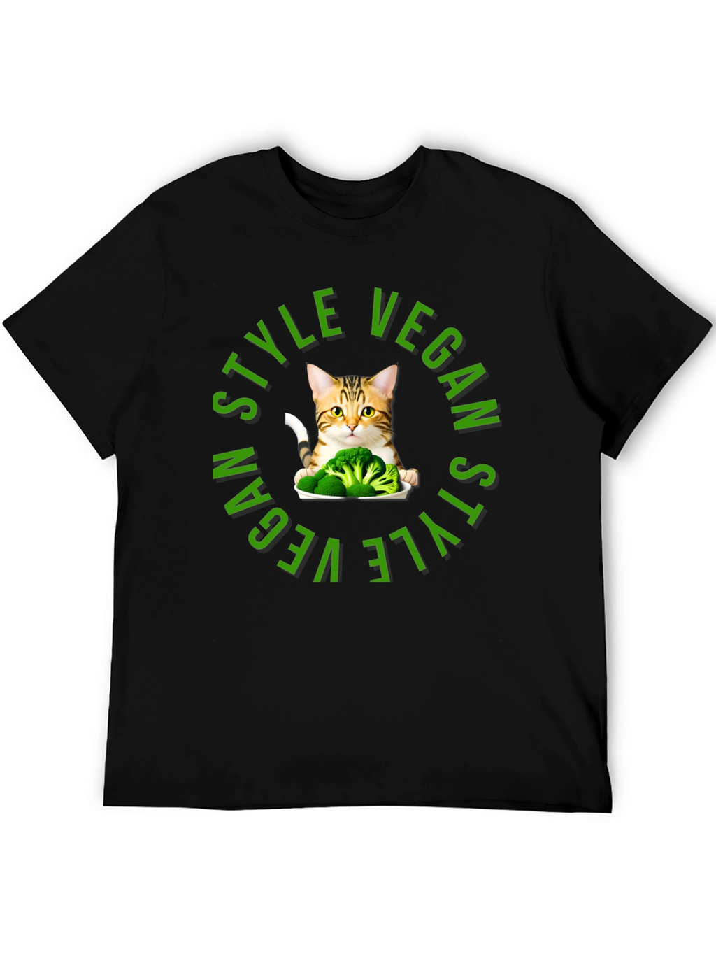 Vegan Style Cat T-Shirt