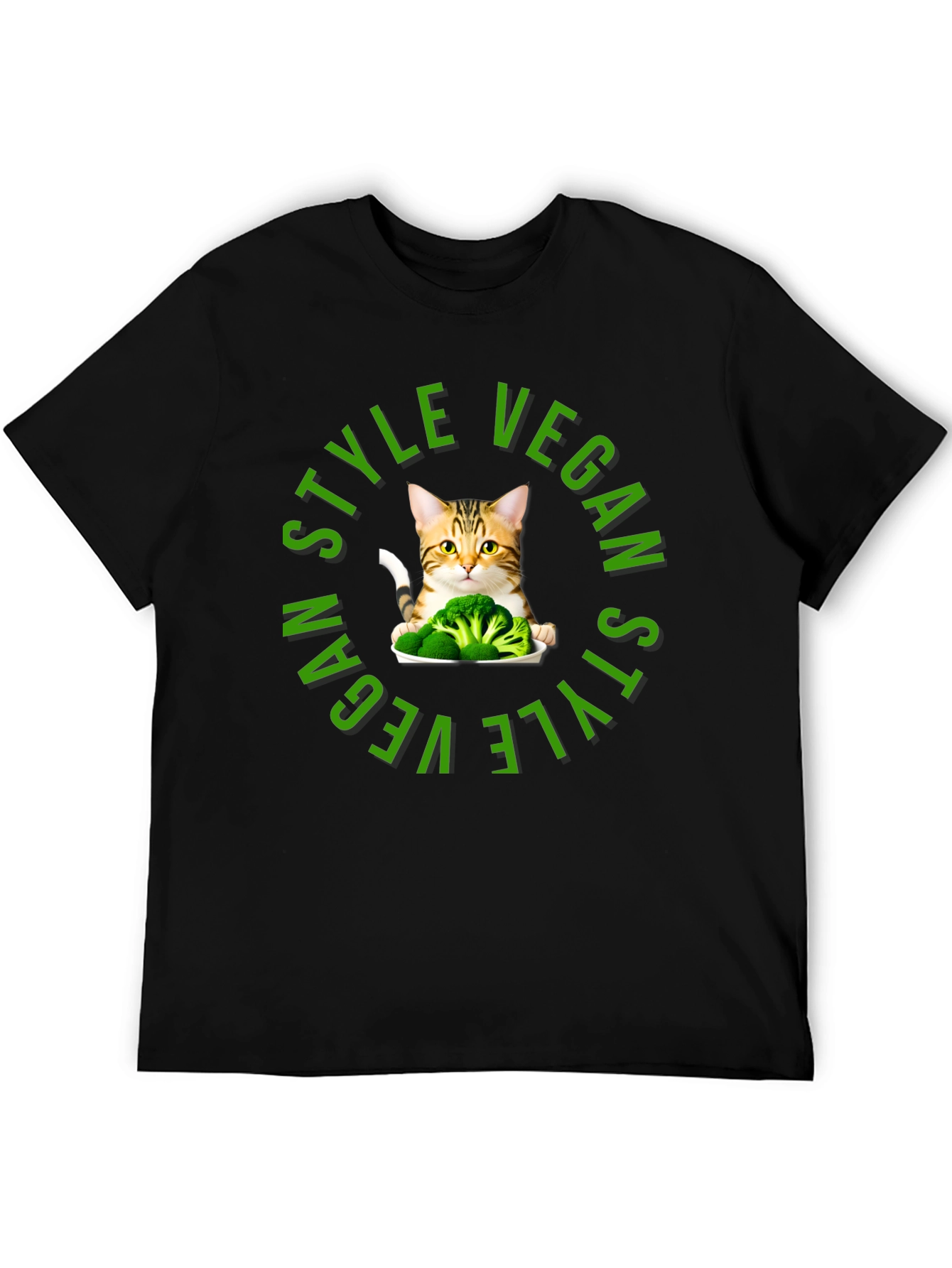 Vegan Style Cat T-Shirt