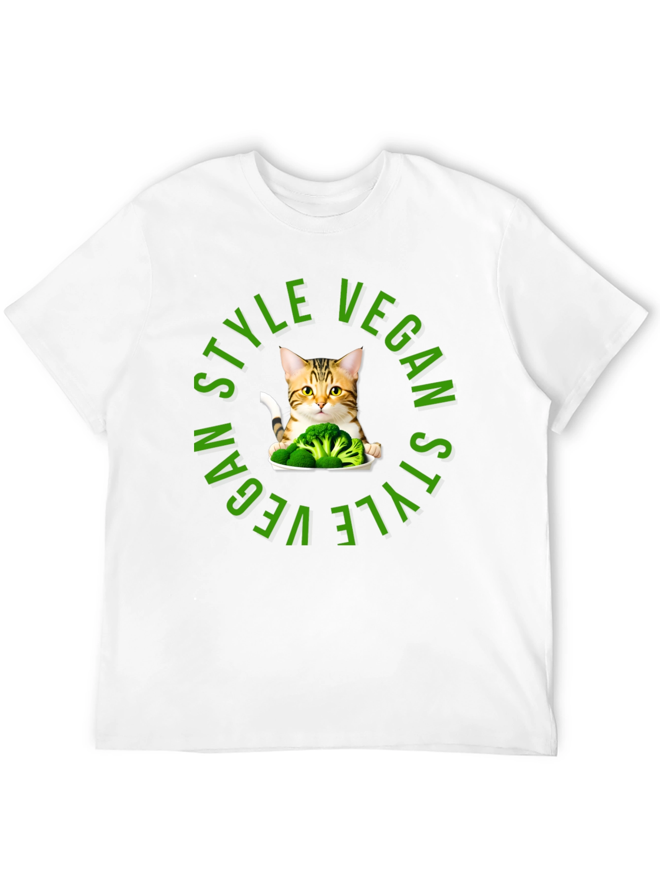 Vegan Style Cat T-Shirt