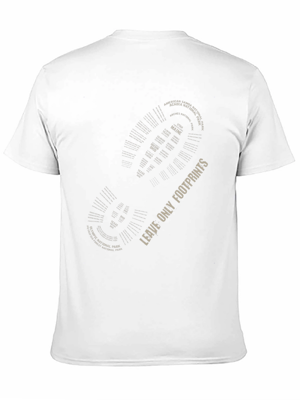 Leave Only Footprints National Park T-Shirt