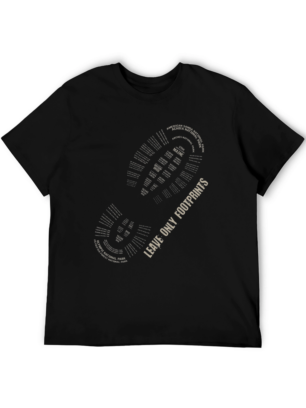 Leave Only Footprints National Park T-Shirt