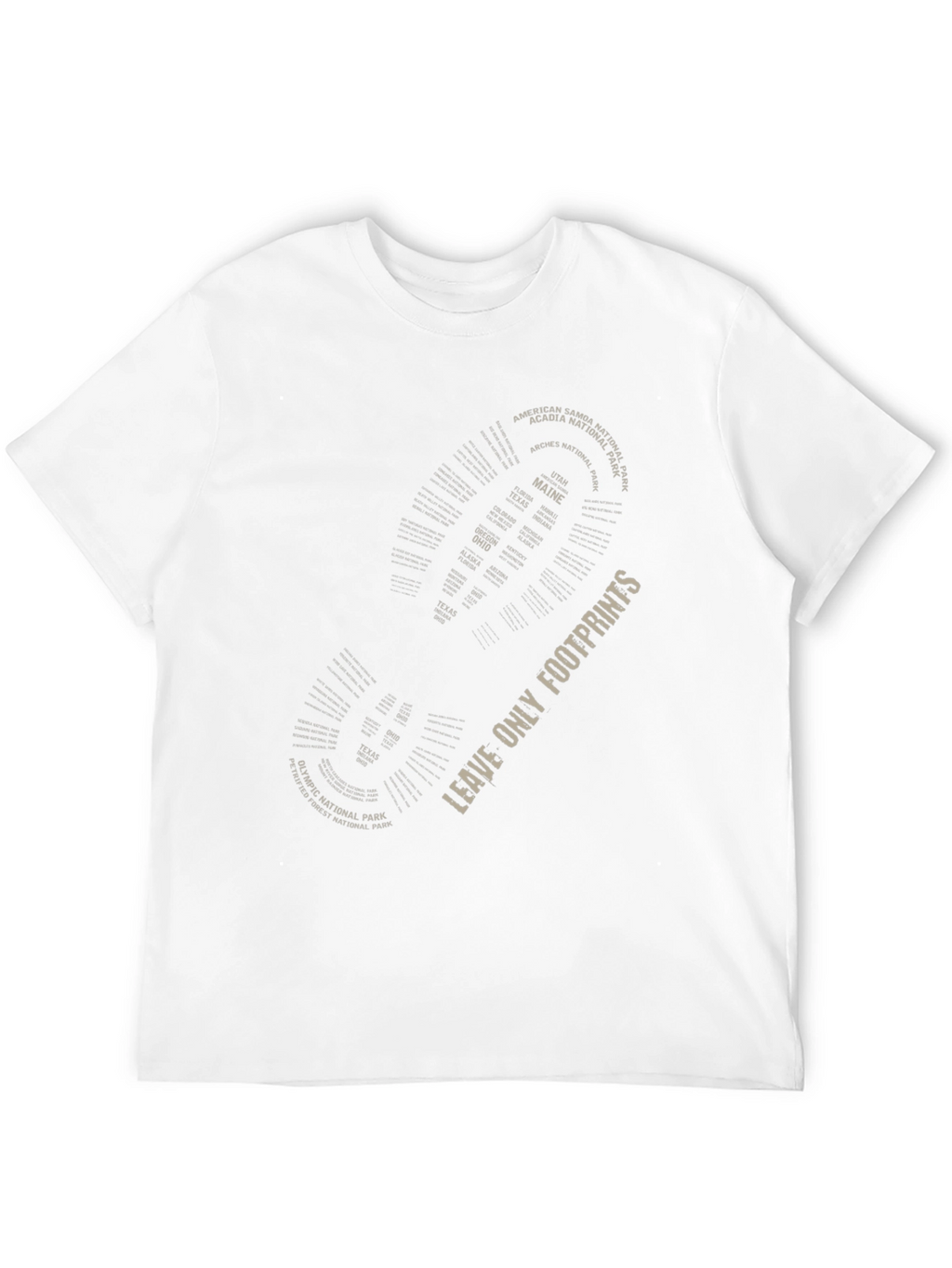 Leave Only Footprints National Park T-Shirt