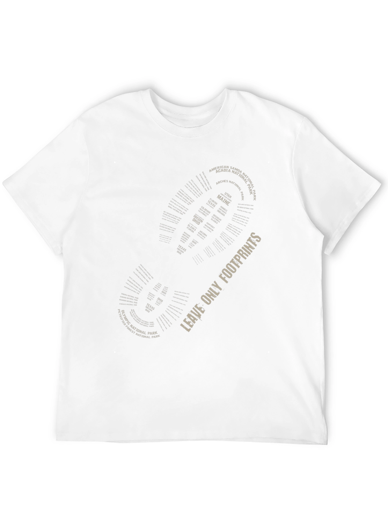 Leave Only Footprints National Park T-Shirt