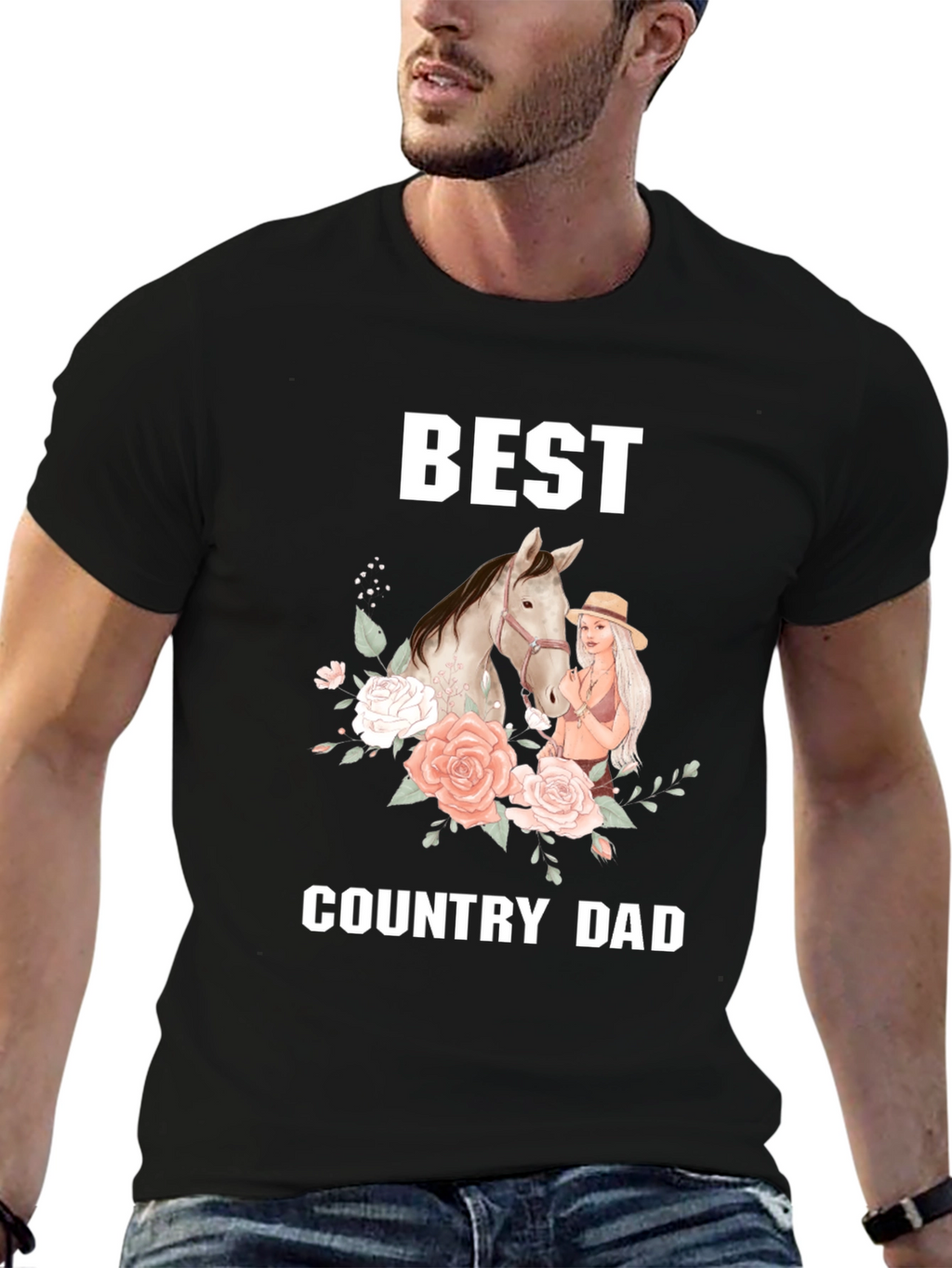 Best Country Dad T-Shirt