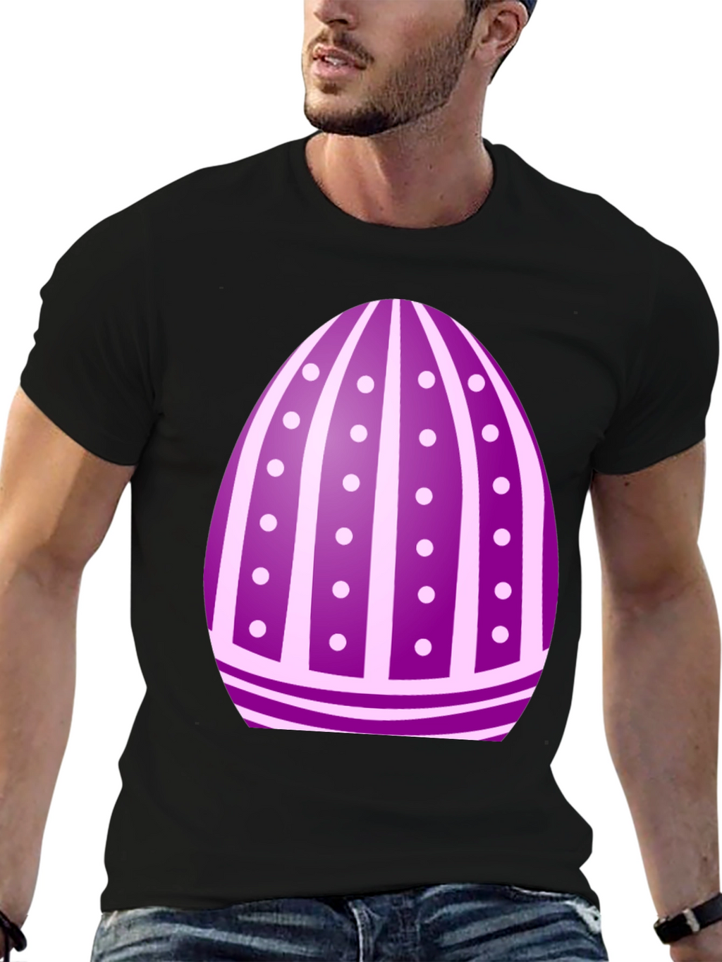 Easter Egg Graphic Tee - Novelty Holiday Shirt