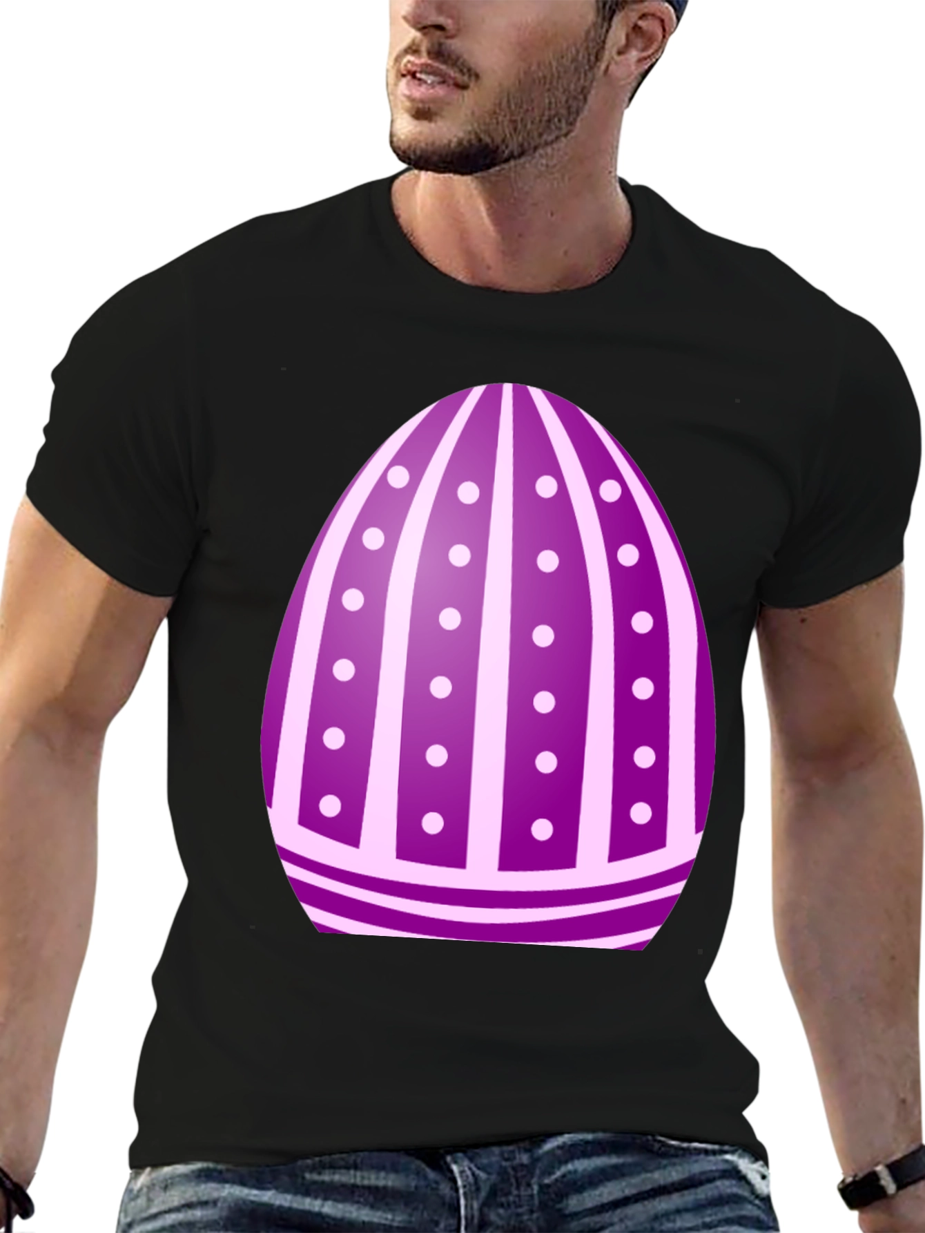Easter Egg Graphic Tee - Novelty Holiday Shirt