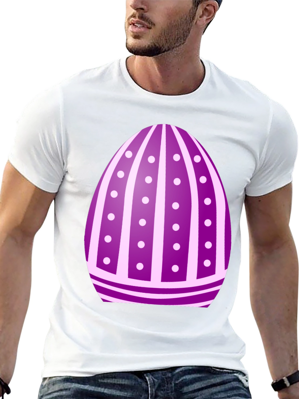 Easter Egg Graphic Tee - Novelty Holiday Shirt