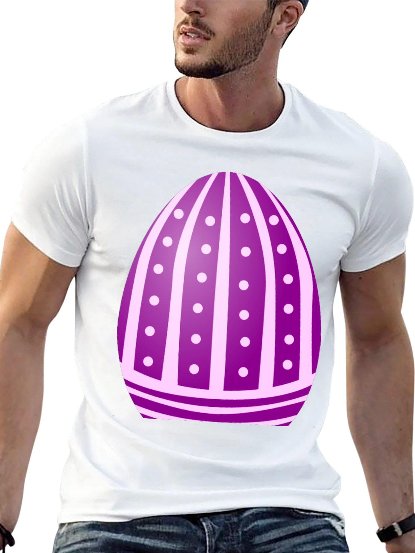 Easter Egg Graphic Tee - Novelty Holiday Shirt