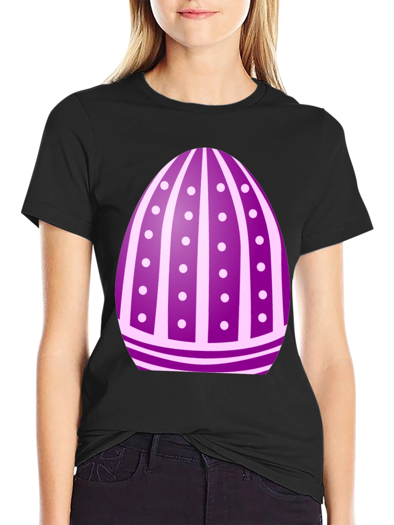 Easter Egg Graphic Tee - Novelty Holiday Shirt