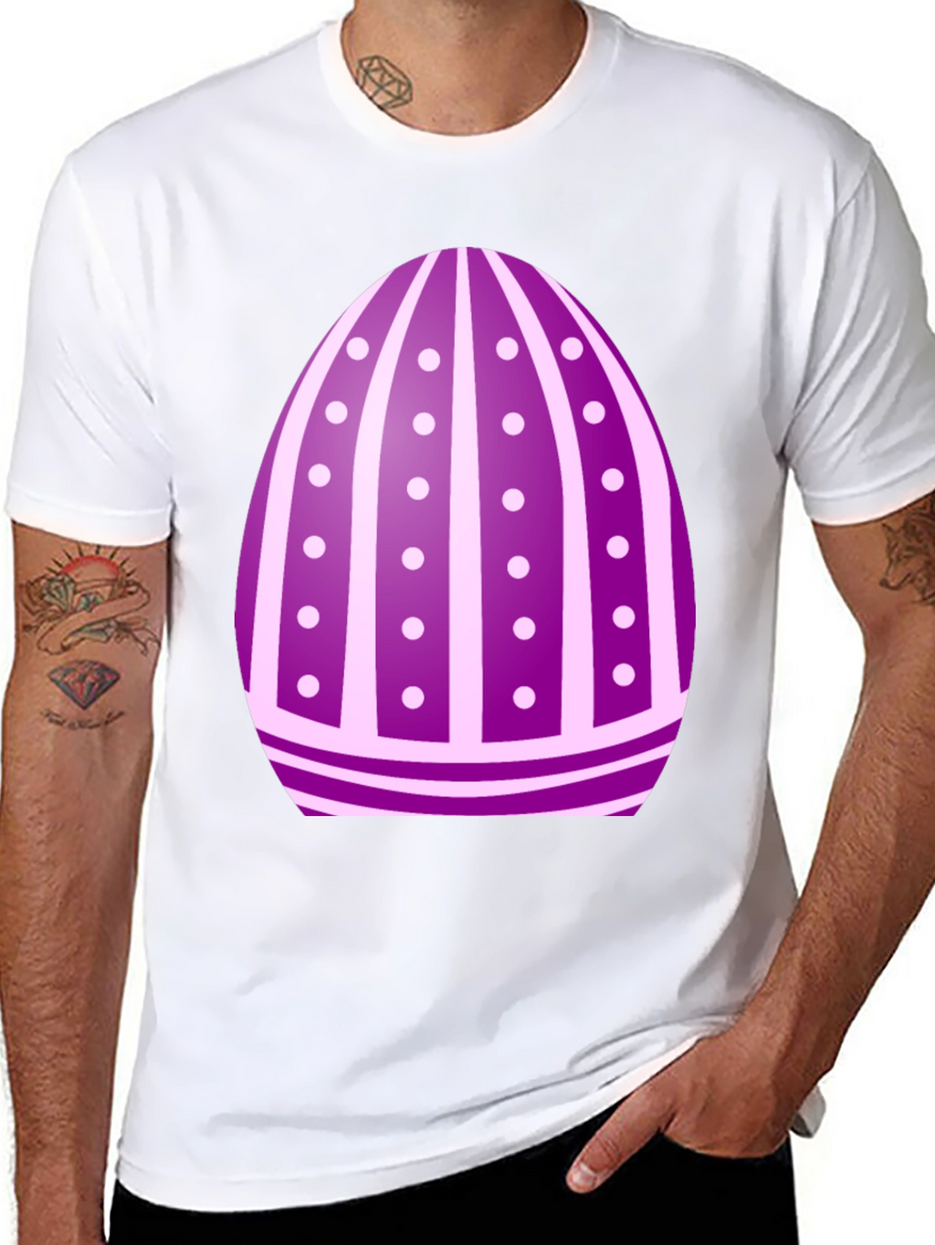 Easter Egg Graphic Tee - Novelty Holiday Shirt