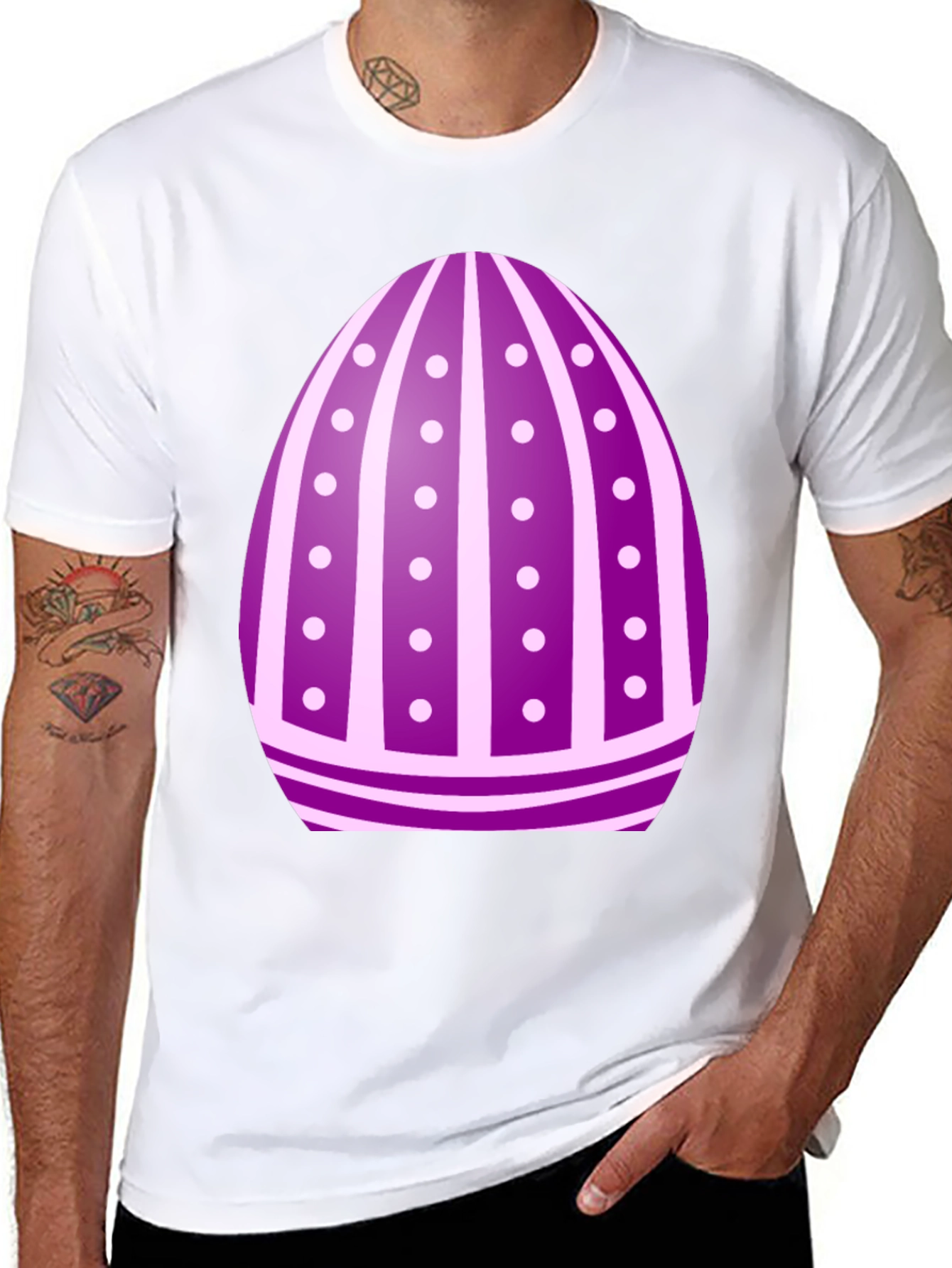 Easter Egg Graphic Tee - Novelty Holiday Shirt