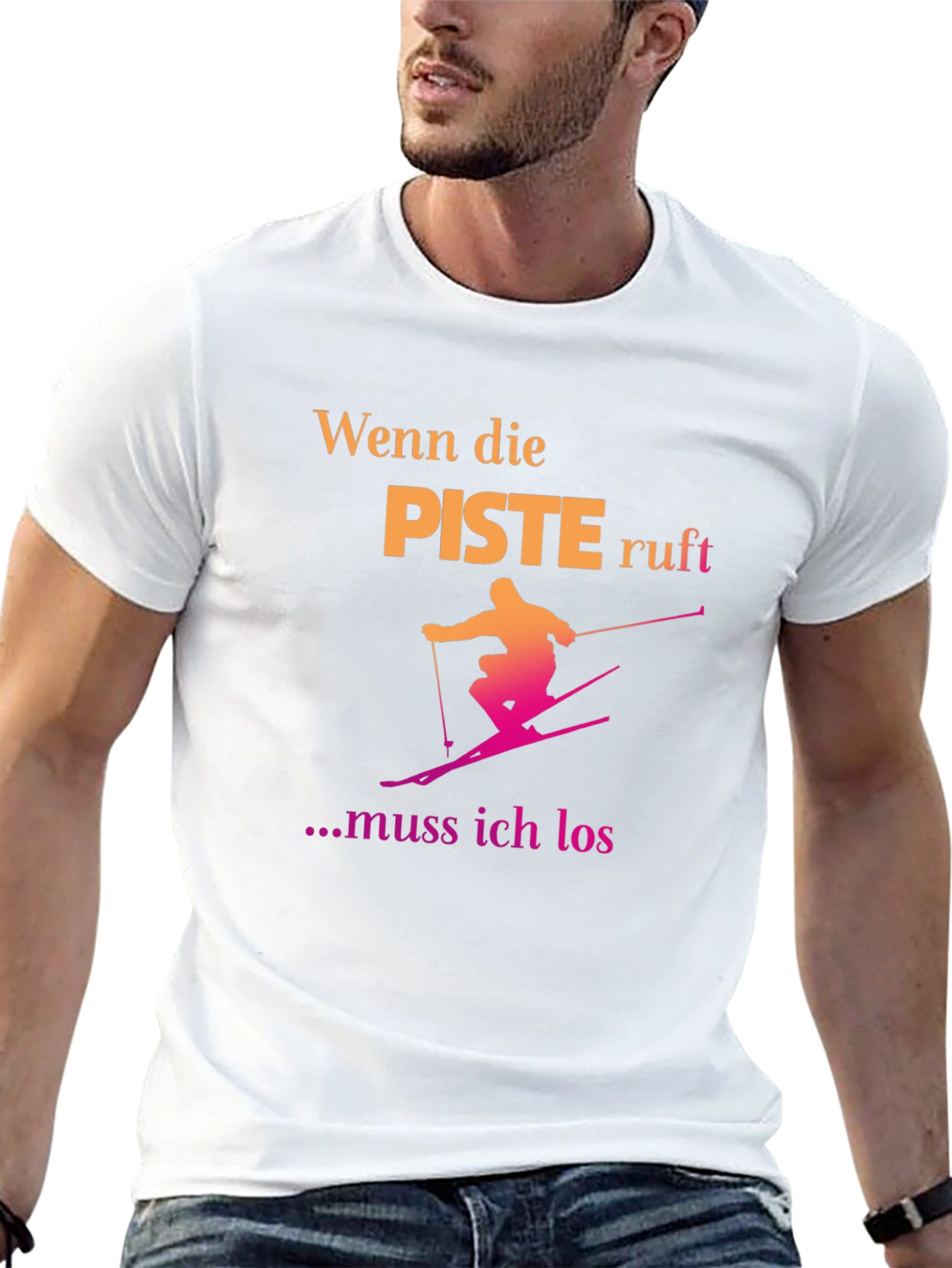 Ski Piste T-Shirt - Wenn Die Piste Ruft...
