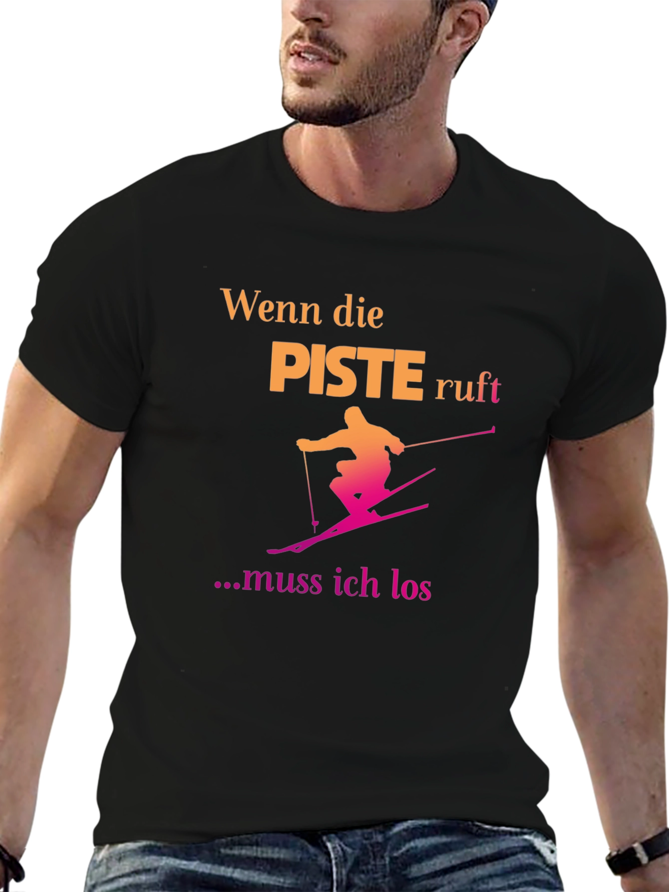Ski Piste T-Shirt - Wenn Die Piste Ruft...