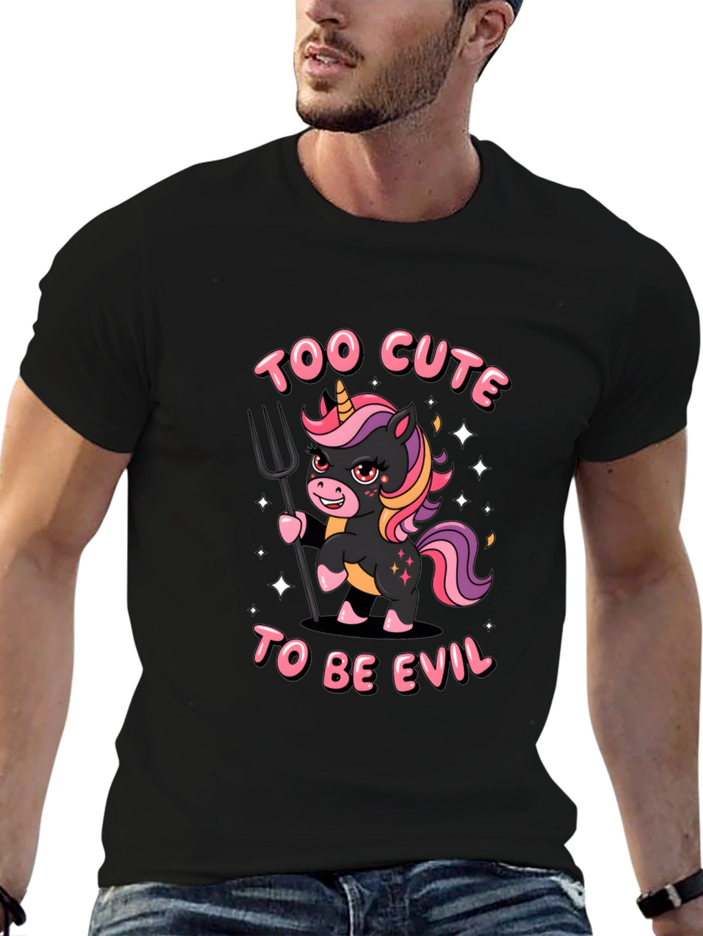Too Cute To Be Evil Unisex T-Shirt