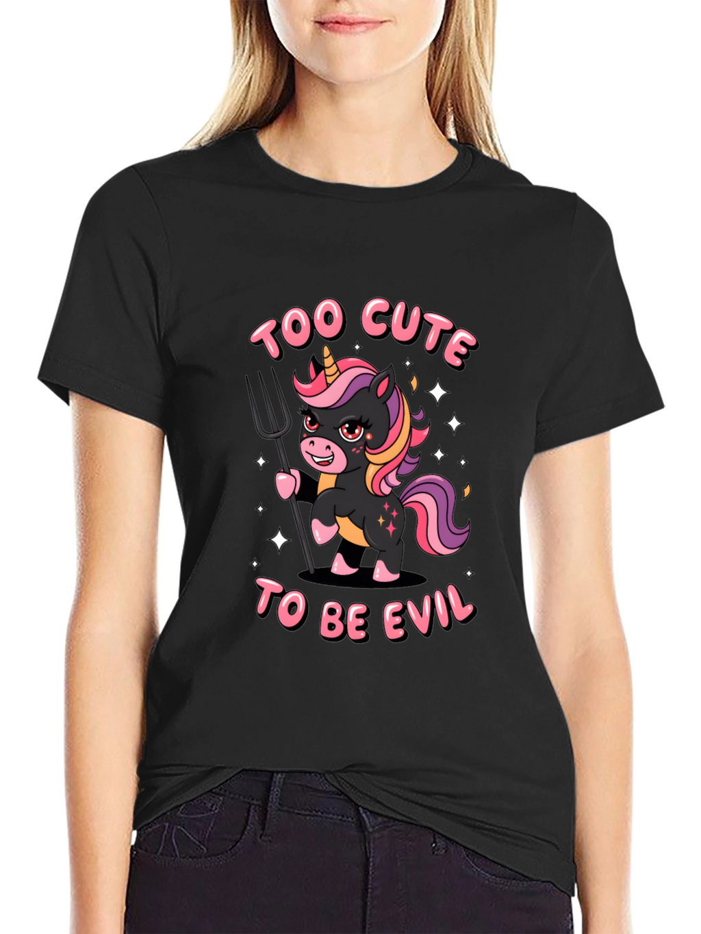 Too Cute To Be Evil Unisex T-Shirt