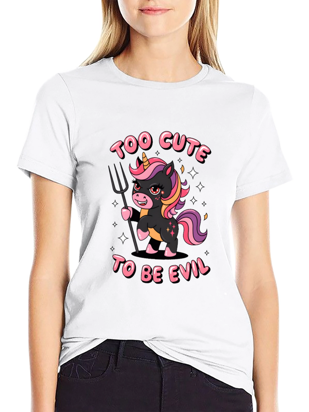 Too Cute To Be Evil Unisex T-Shirt