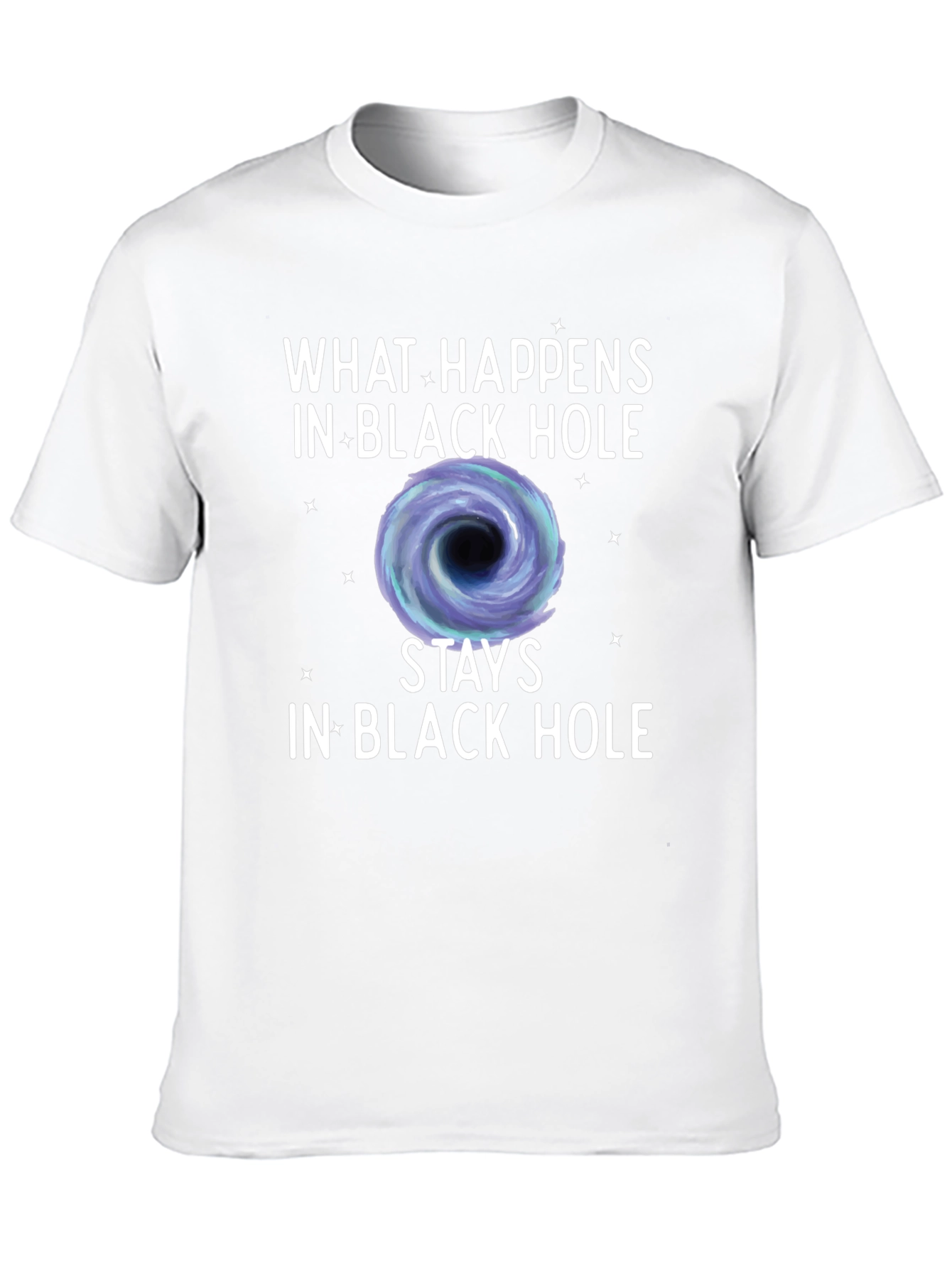 Black Hole Graphic Tee - What Happens Stays
