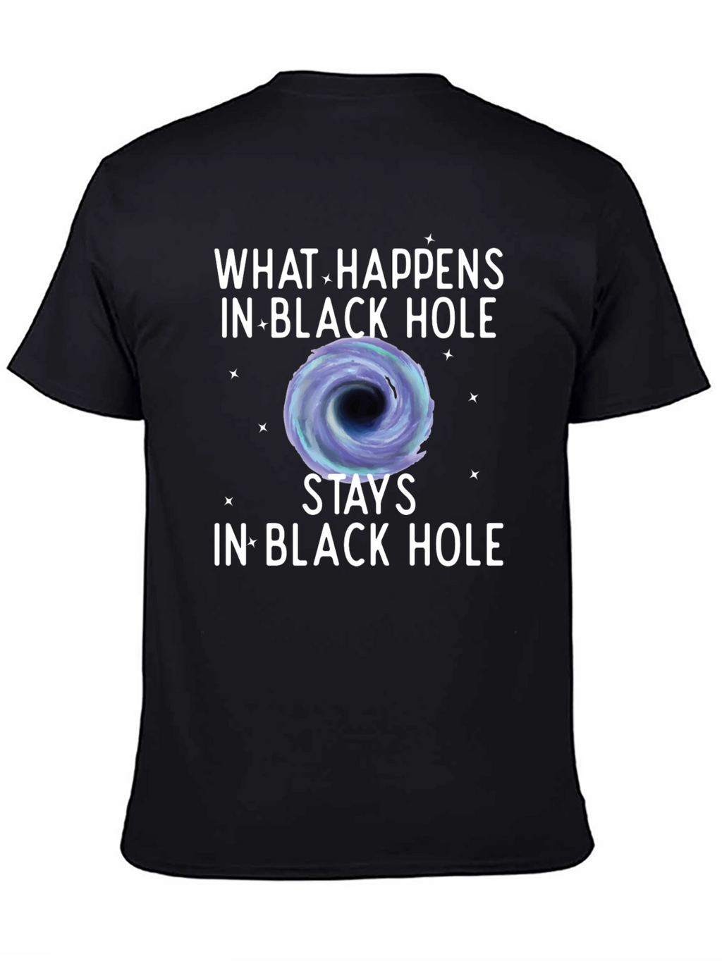 Black Hole Graphic Tee - What Happens Stays