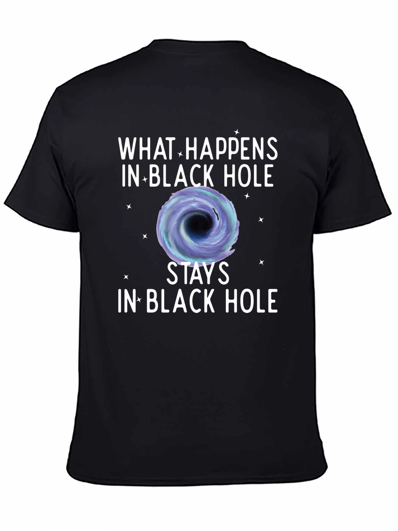Black Hole Graphic Tee - What Happens Stays