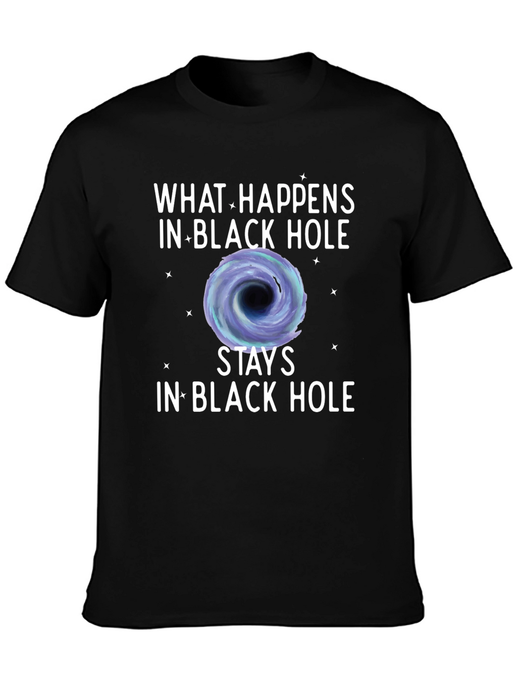 Black Hole Graphic Tee - What Happens Stays