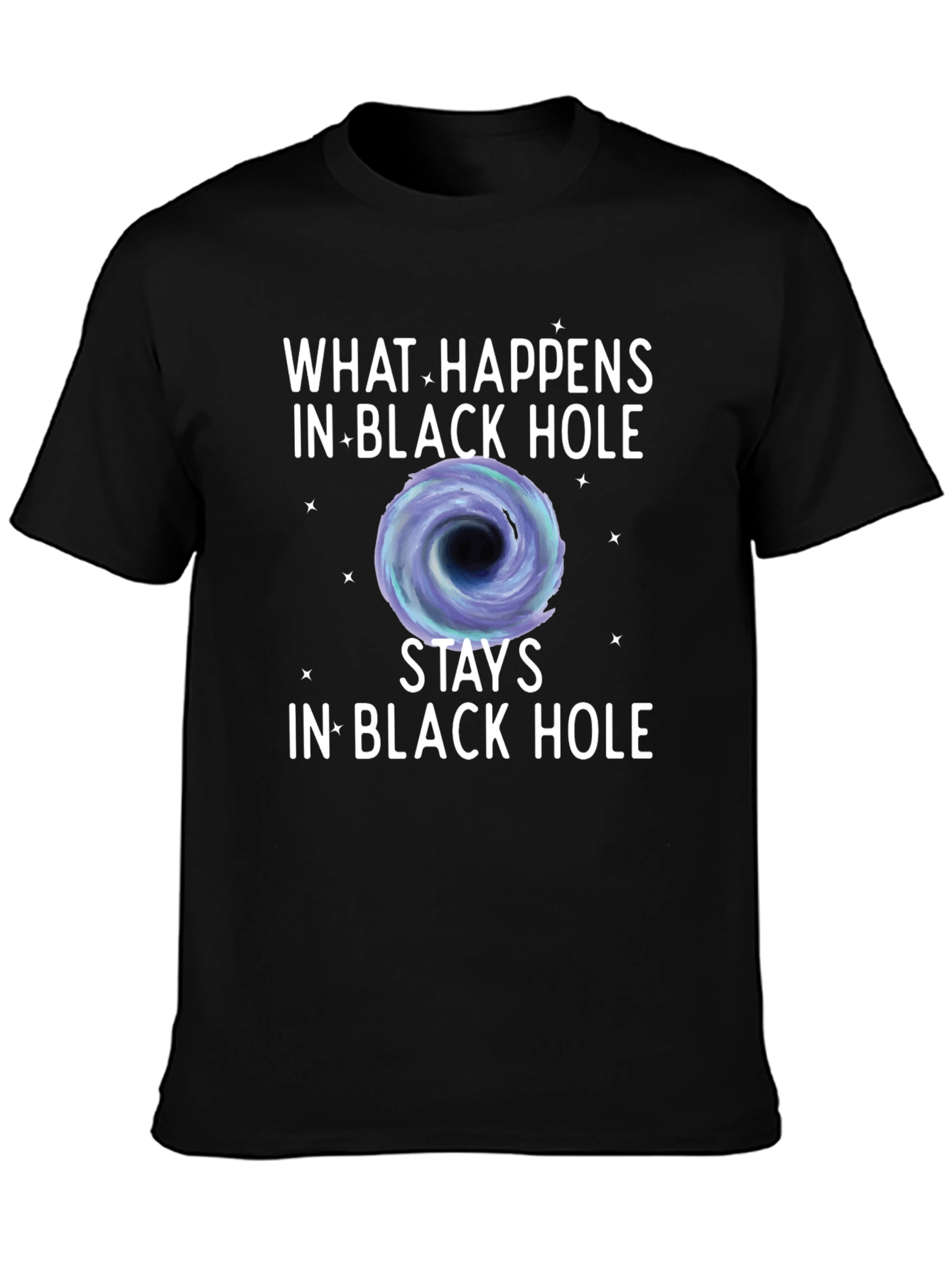 Black Hole Graphic Tee - What Happens Stays