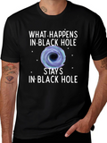 Black Hole Graphic Tee - What Happens Stays