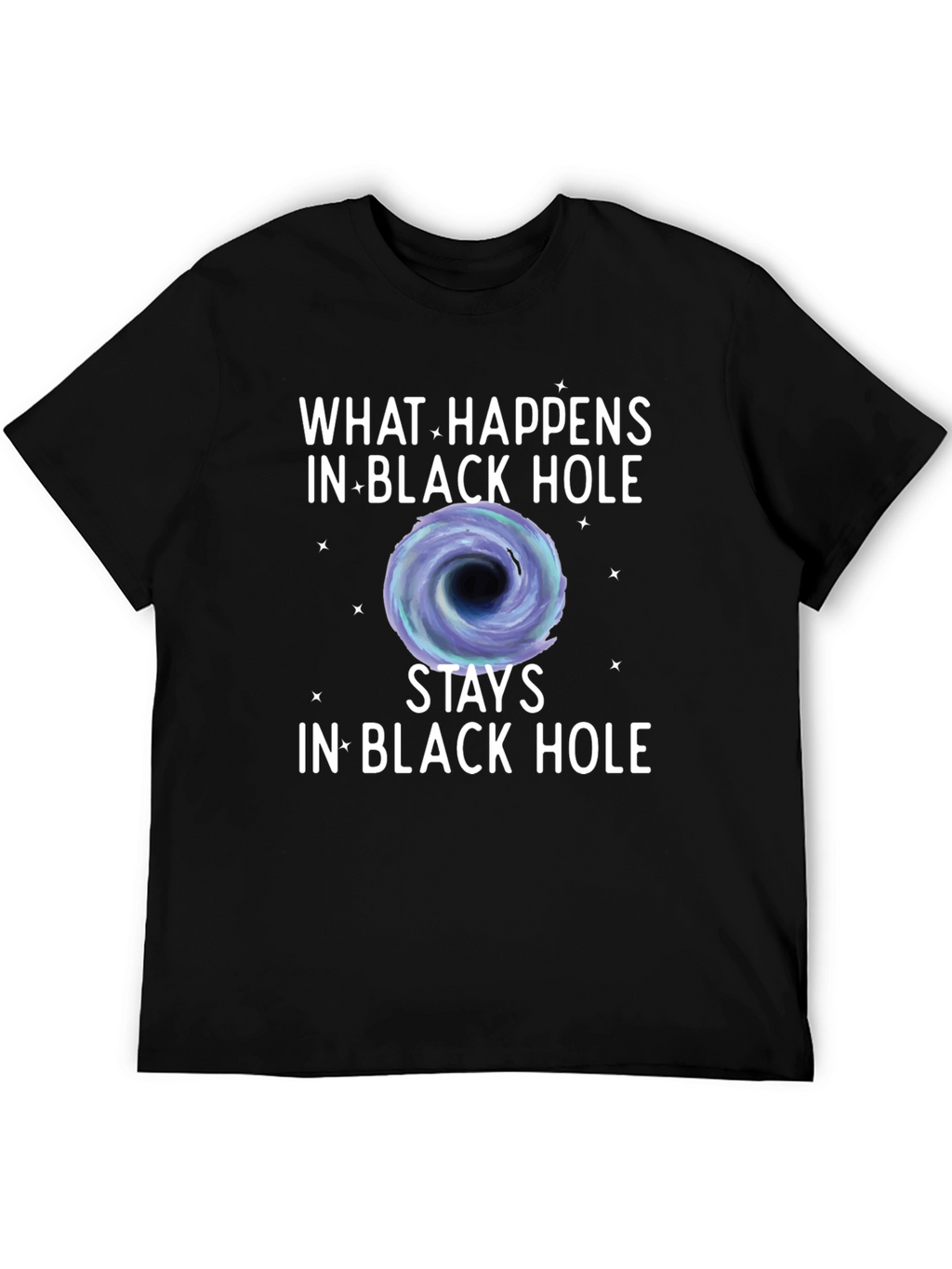 Black Hole Graphic Tee - What Happens Stays