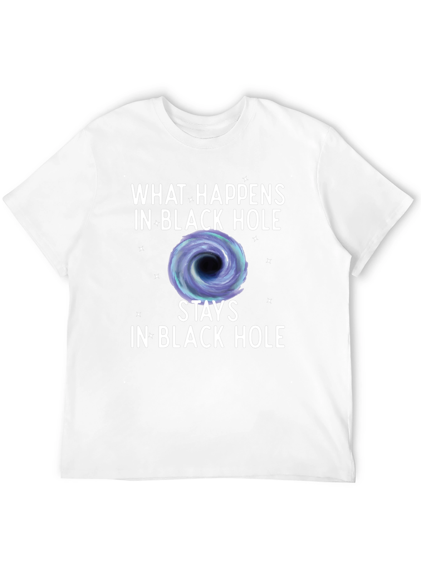 Black Hole Graphic Tee - What Happens Stays