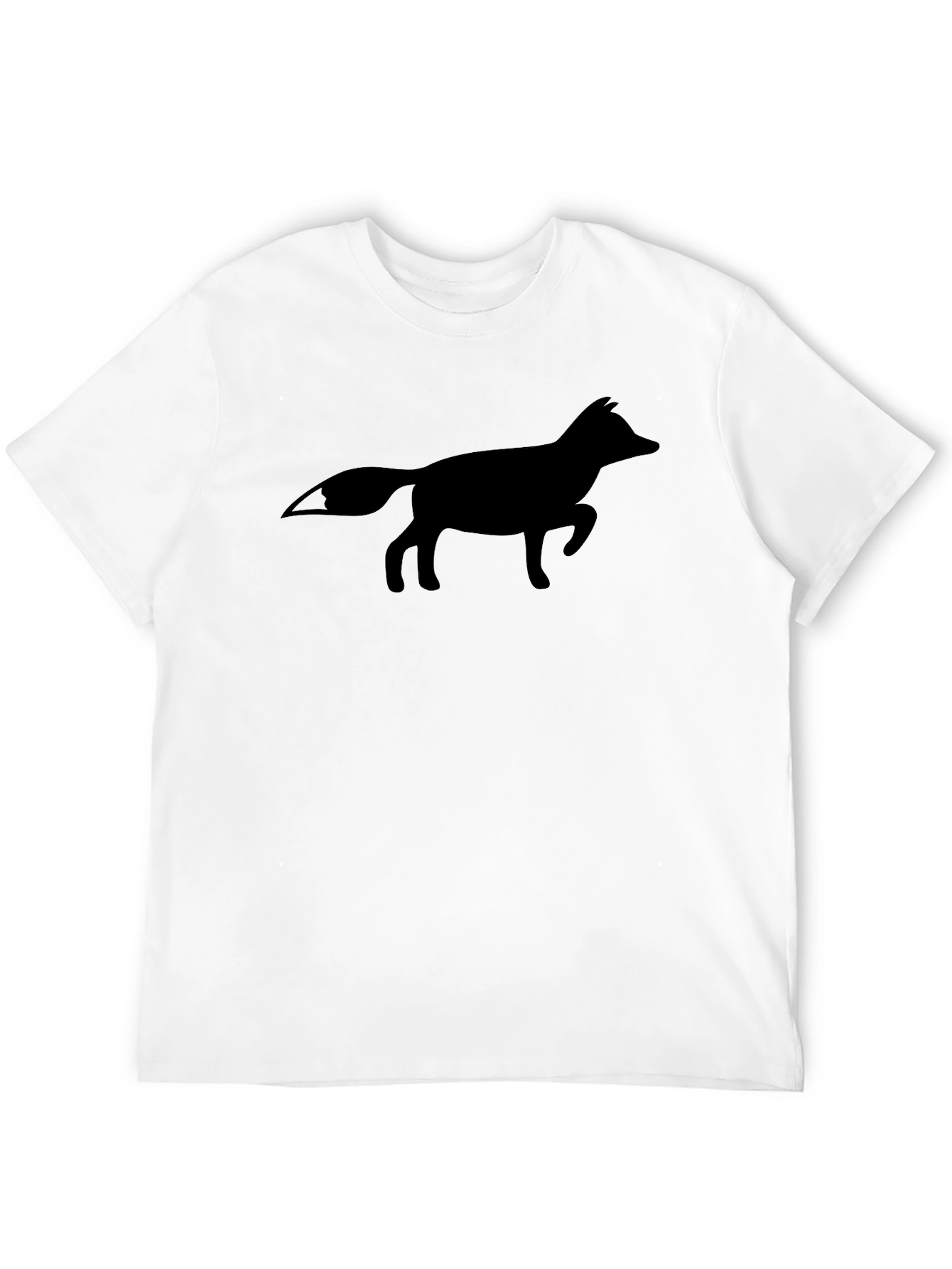 Fox Silhouette T-Shirt - Stylish Casual Wear