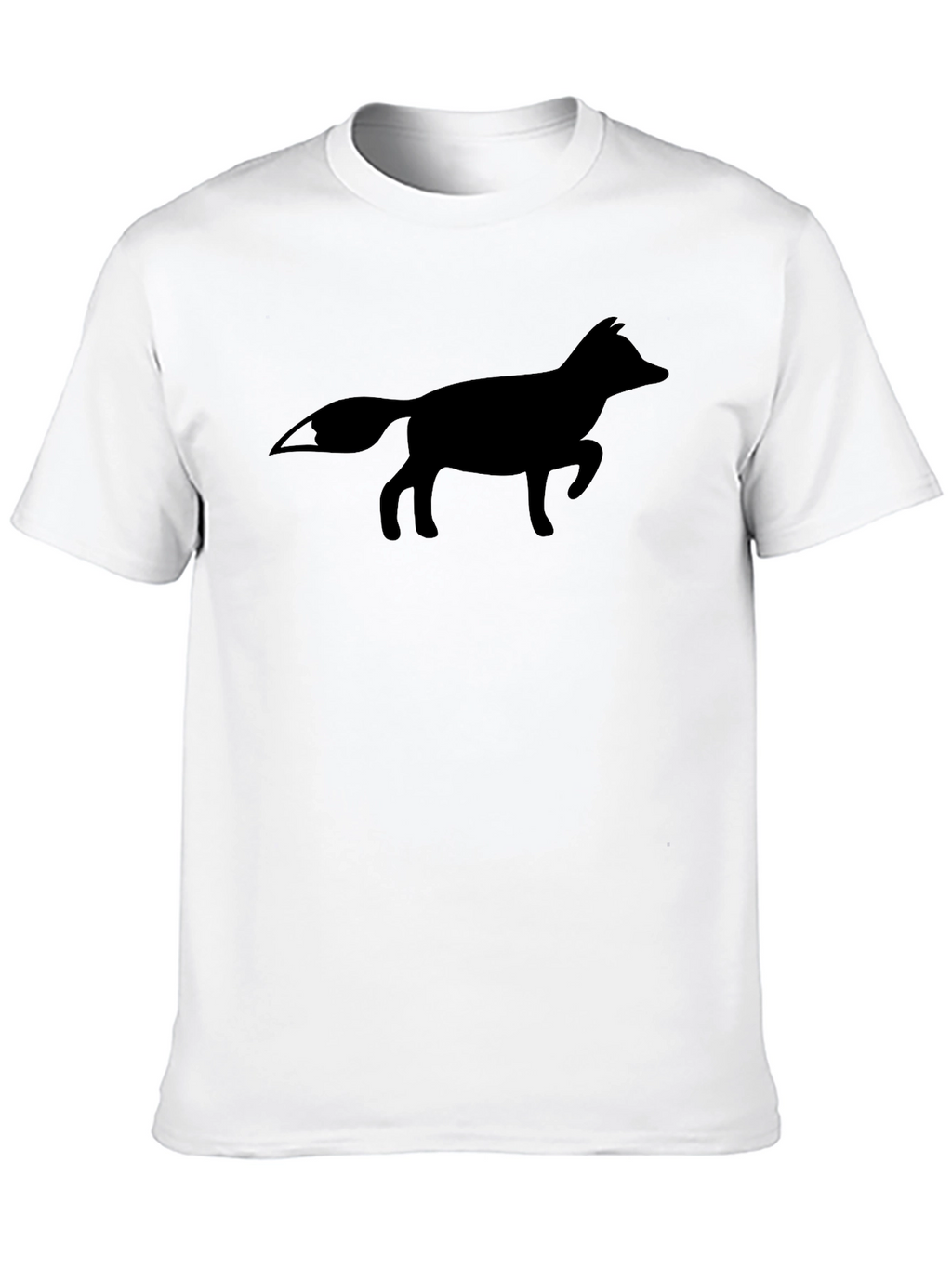 Fox Silhouette T-Shirt - Stylish Casual Wear