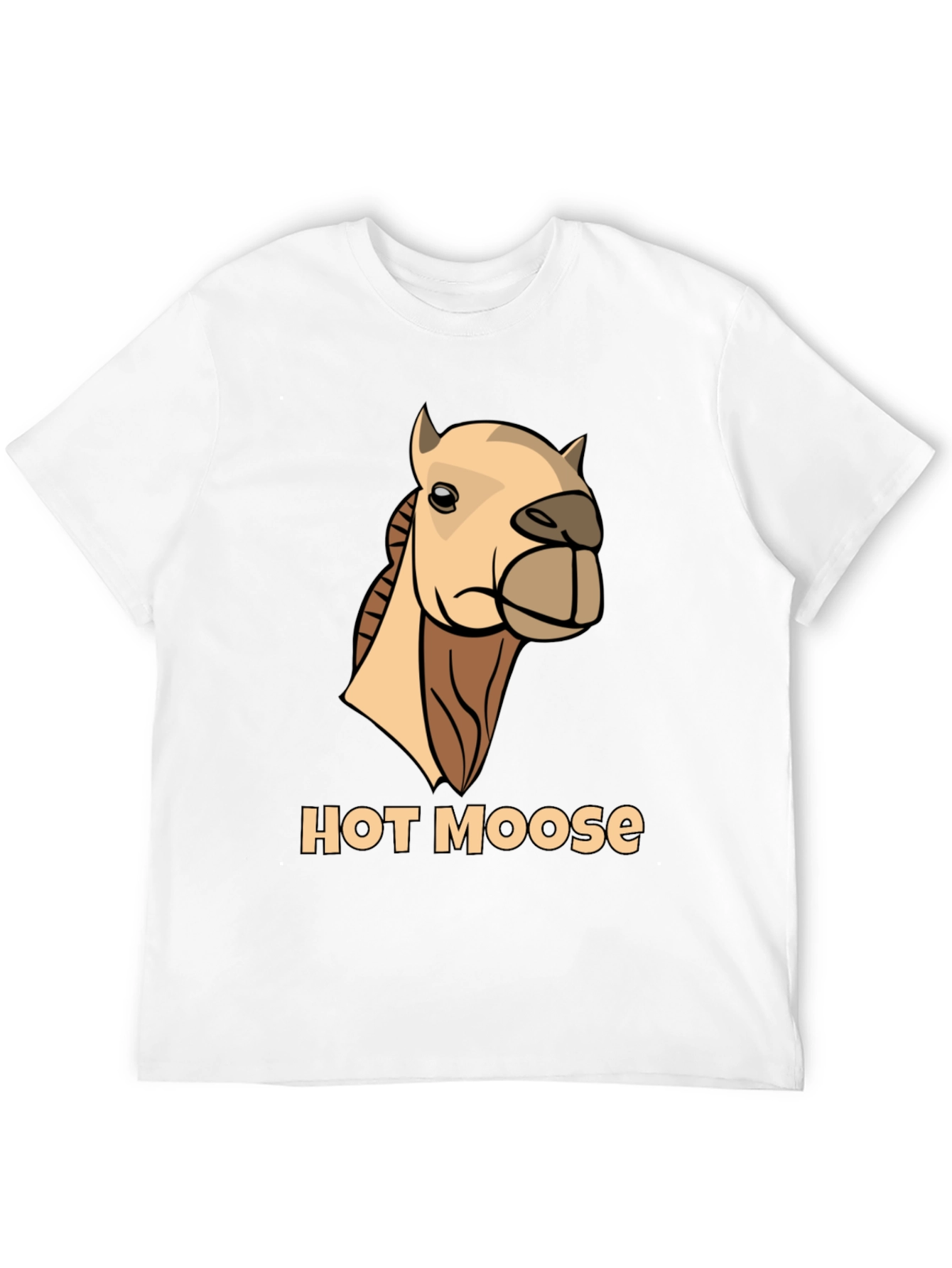 Funny Hot Moose Graphic T-Shirt - Mens Black Tee