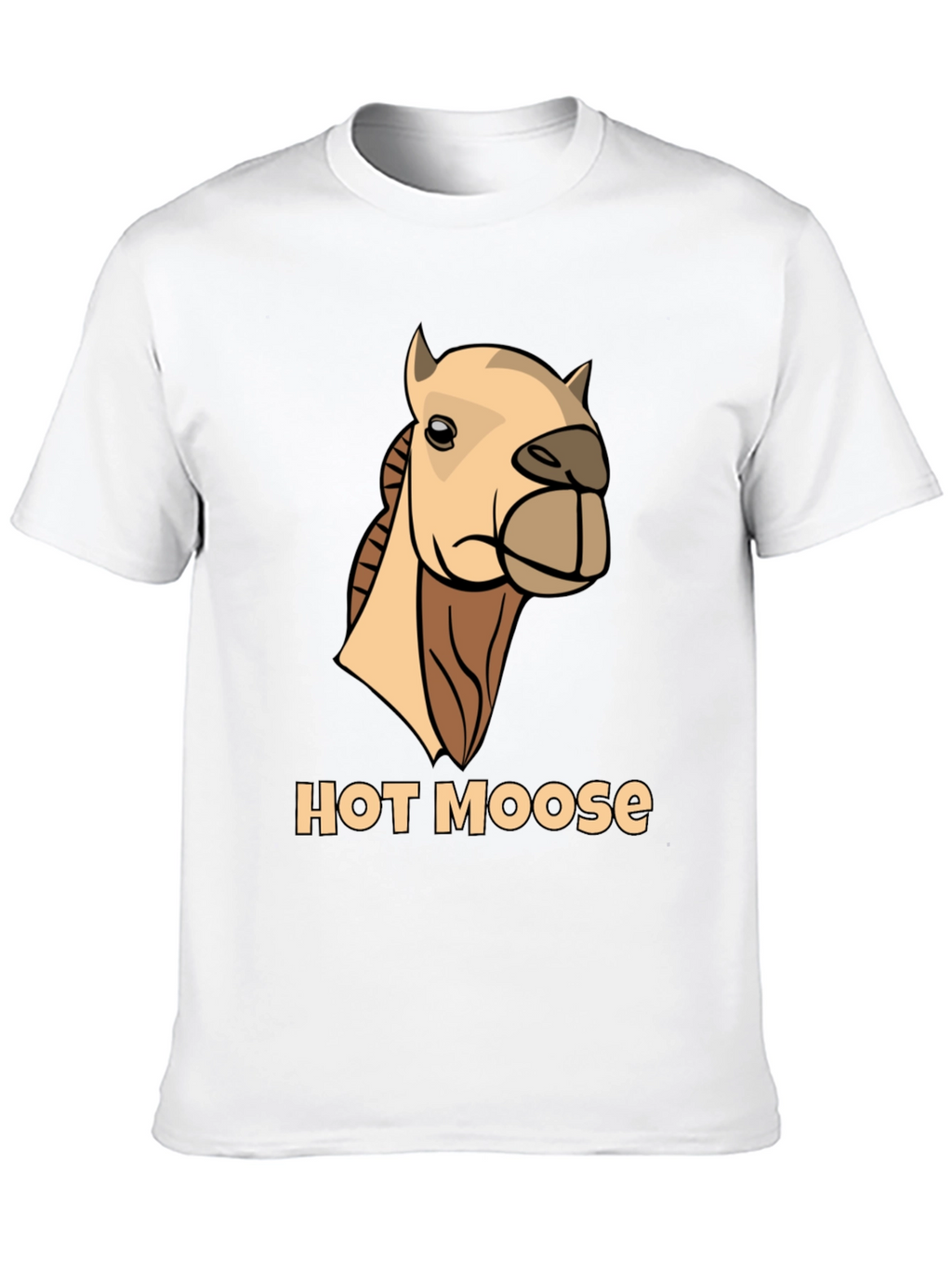 Funny Hot Moose Graphic T-Shirt - Mens Black Tee
