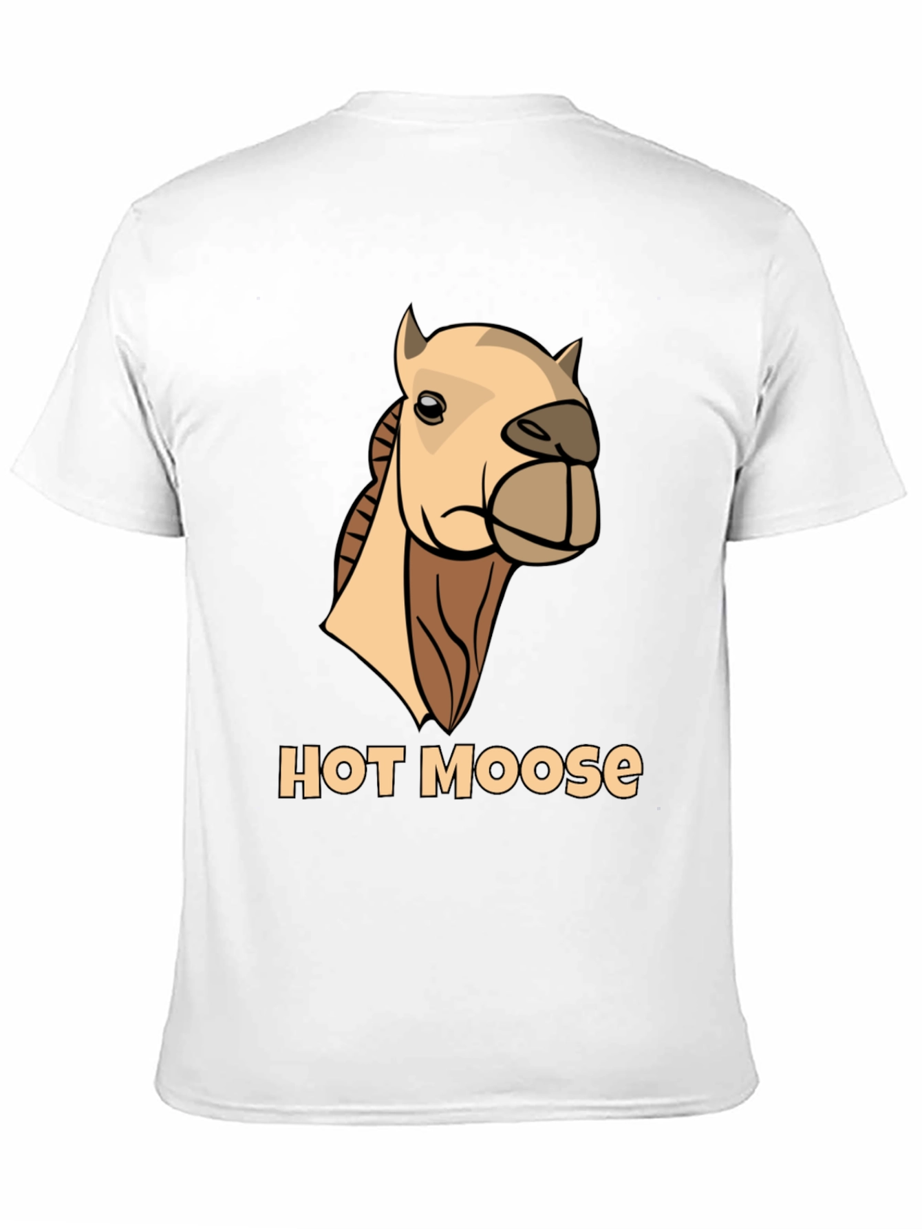 Funny Hot Moose Graphic T-Shirt - Mens Black Tee