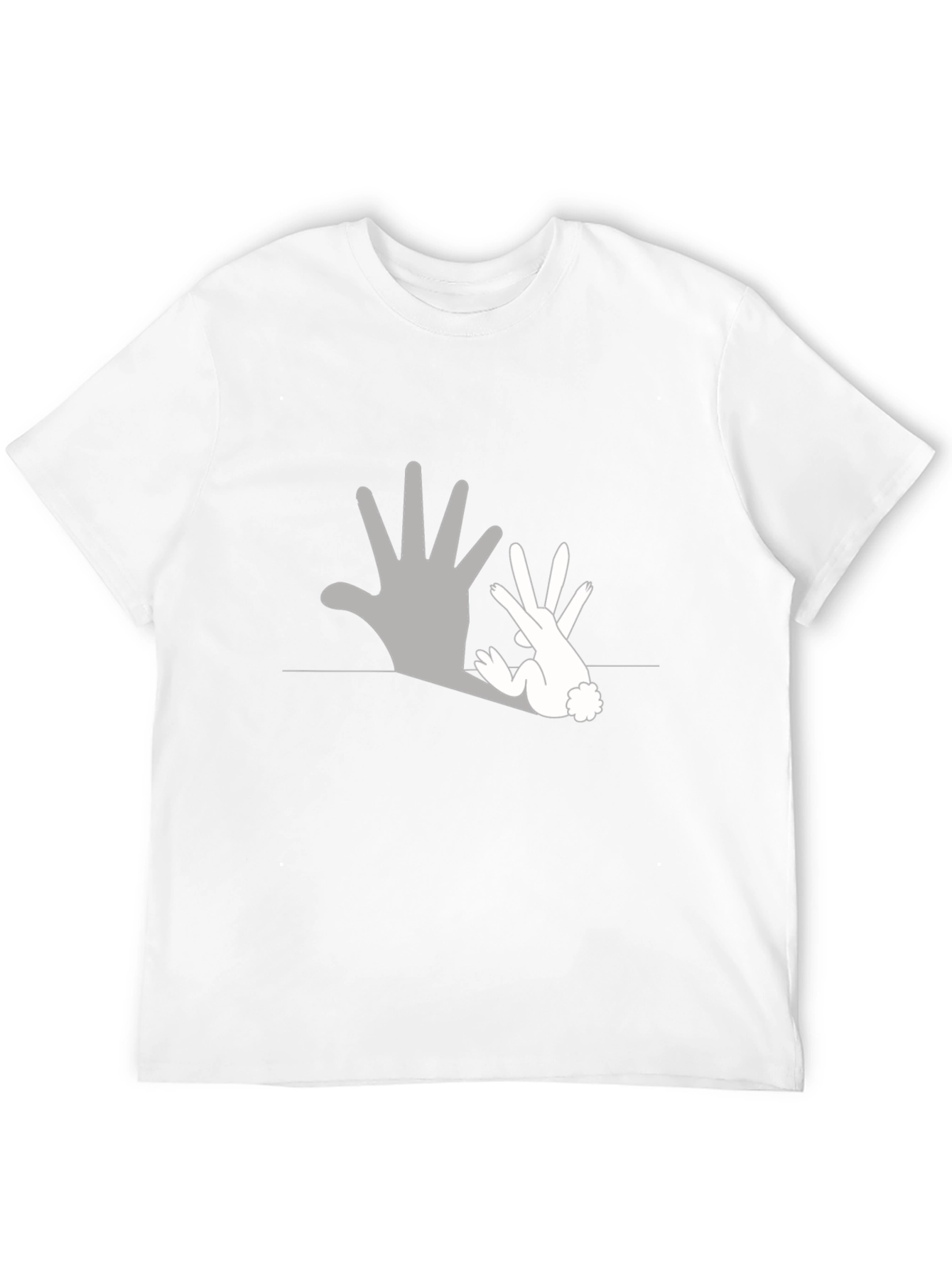 Shadow Rabbit Graphic T-Shirt