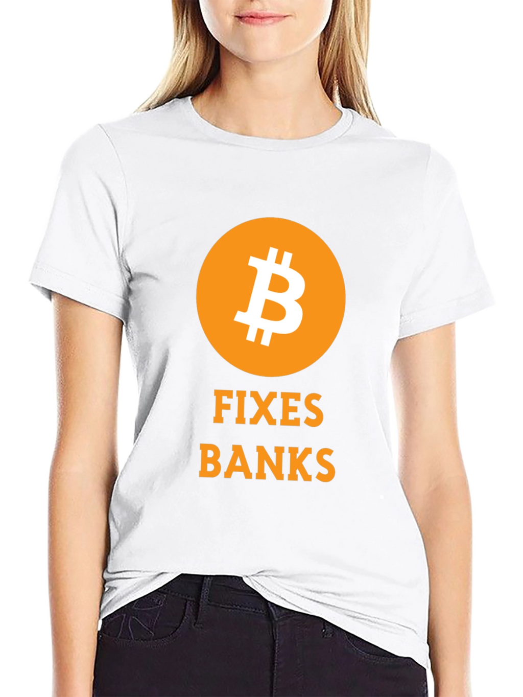 Bitcoin Fixes Banks Black T-Shirt