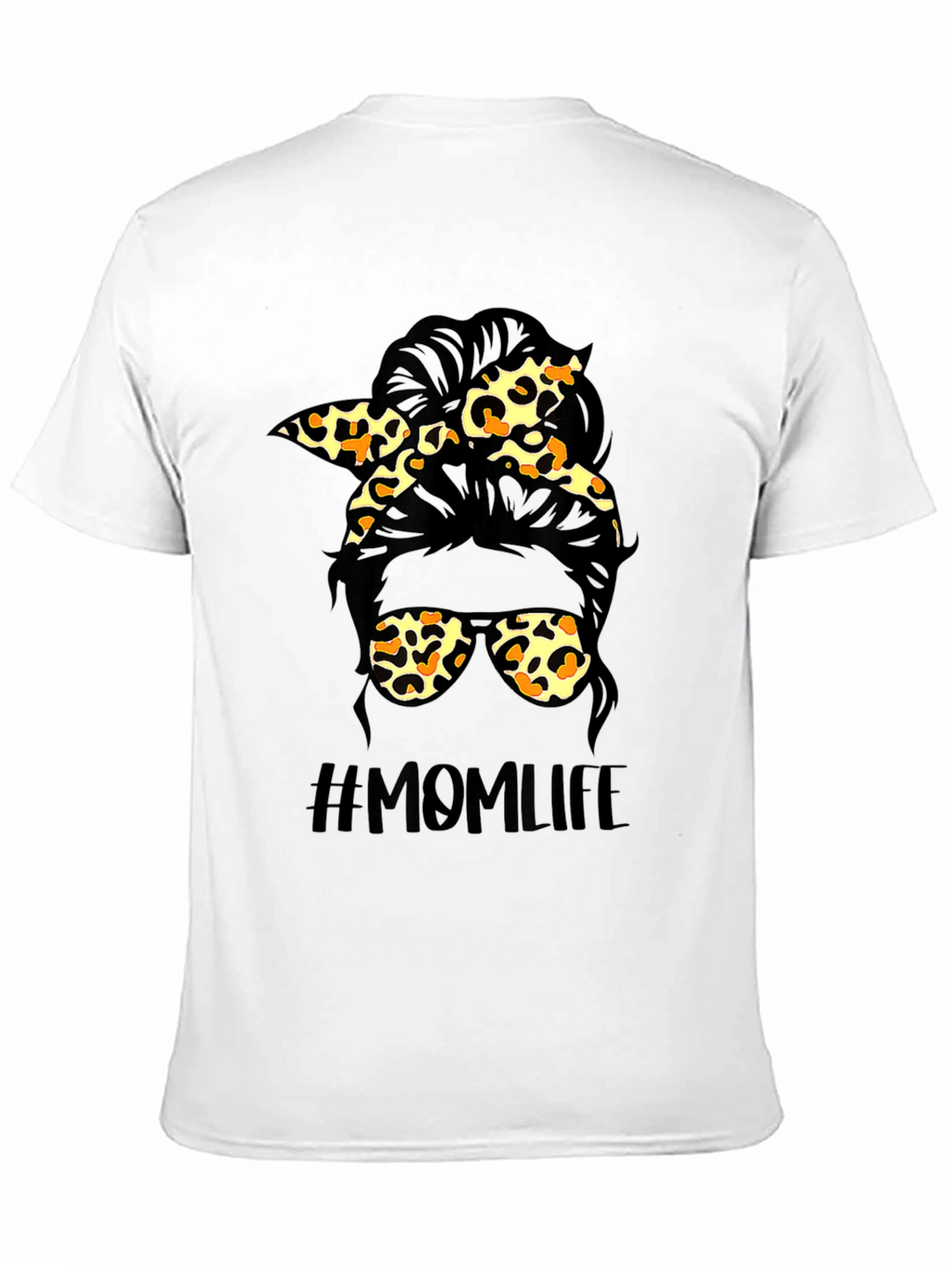 Messy Bun Mom Life Graphic Tee
