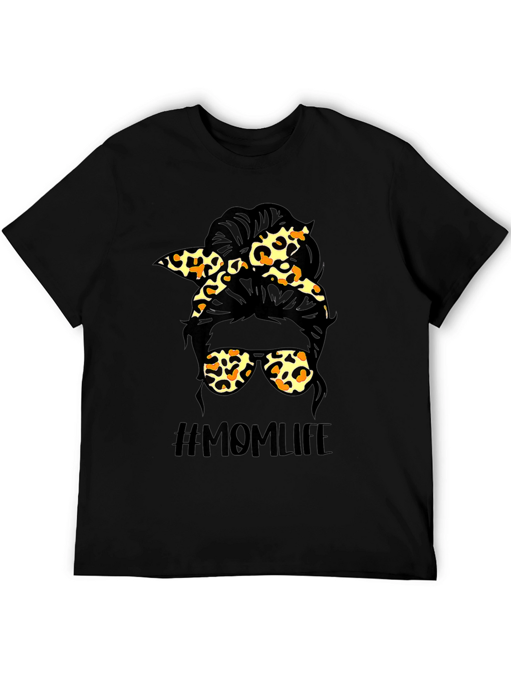 Messy Bun Mom Life Graphic Tee