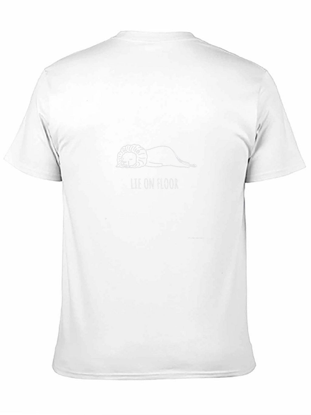 Lie On Floor Lion T-Shirt