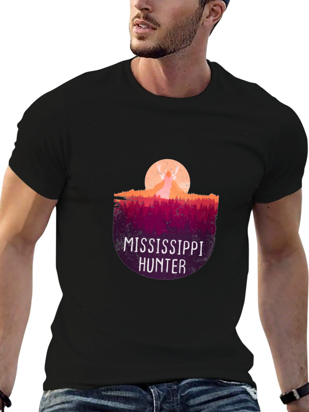 Mississippi Hunter Graphic T-Shirt