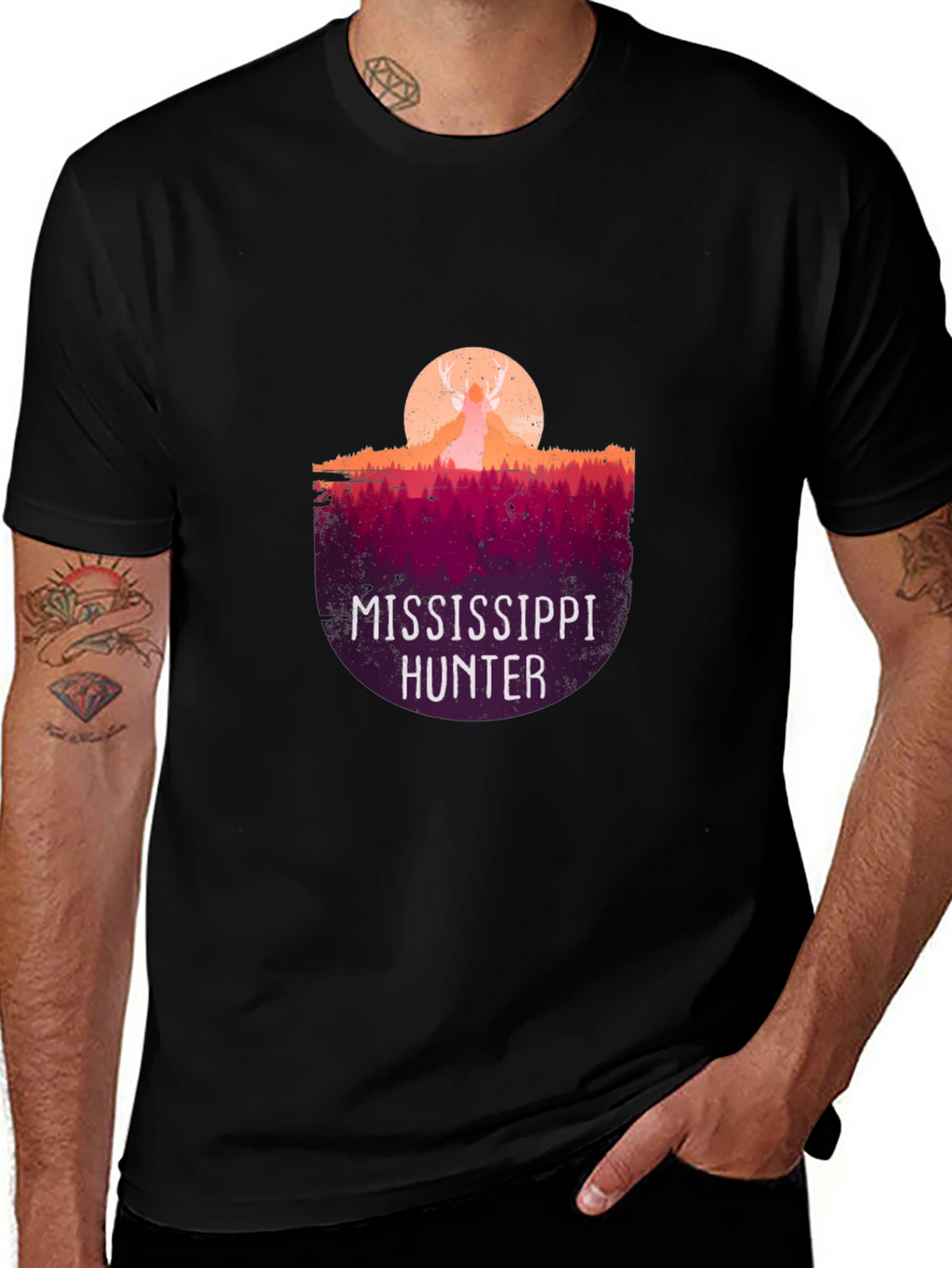 Mississippi Hunter Graphic T-Shirt