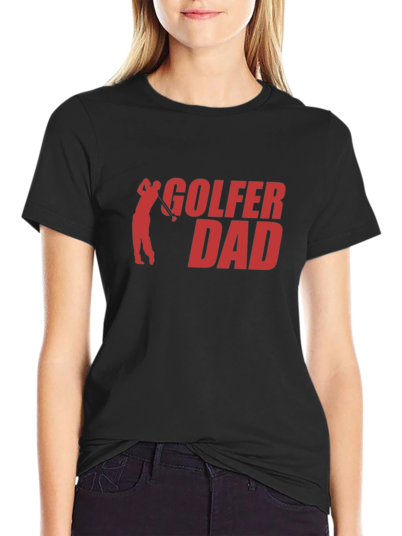 Golfer Dad Graphic T-Shirt - Perfect Gift for Golf Loving Fathers