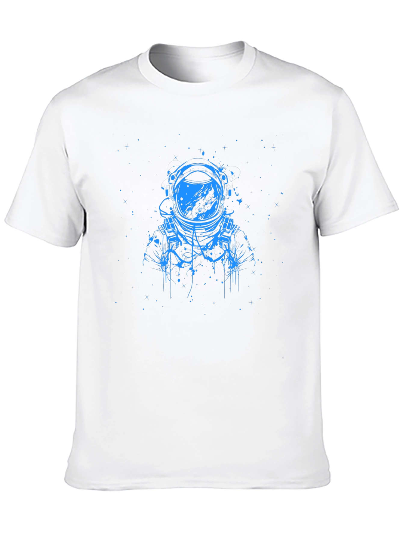 Astronaut Graphic T-Shirt - Black Cotton Tee