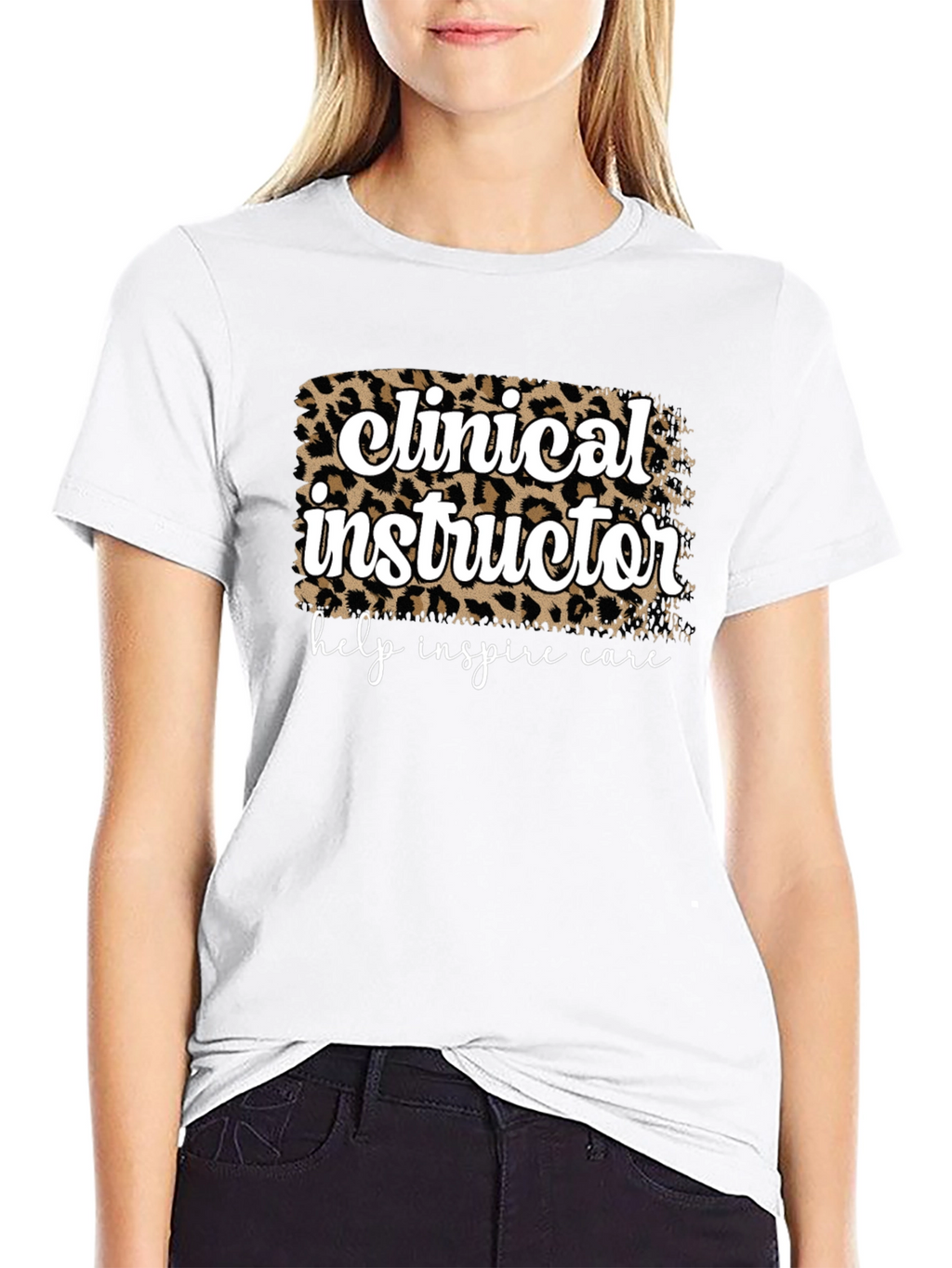 Clinical Instructor Leopard Print T-Shirt