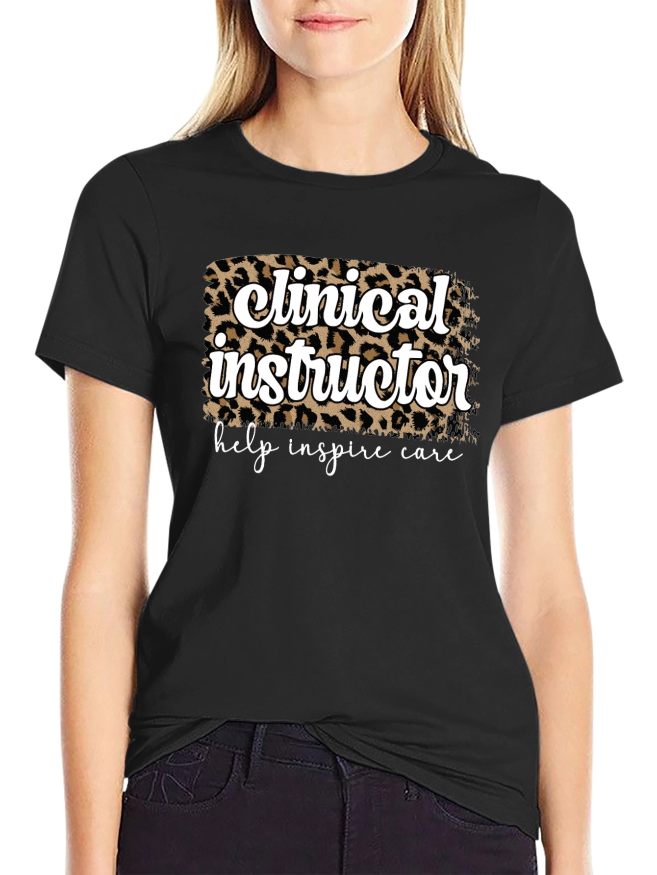 Clinical Instructor Leopard Print T-Shirt