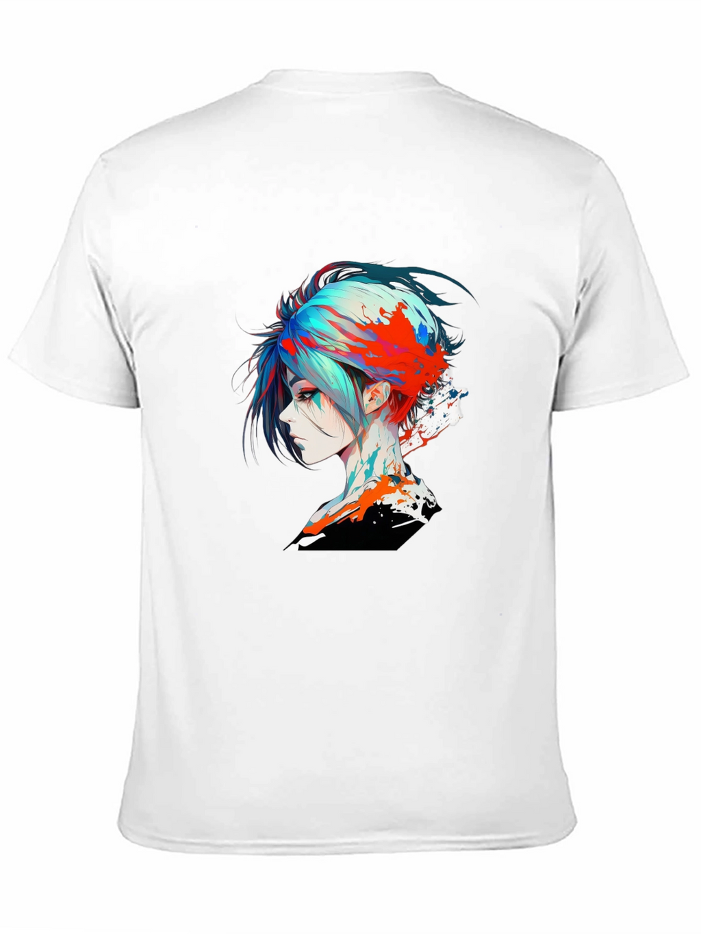 Edgy Anime Girl Graphic T-Shirt