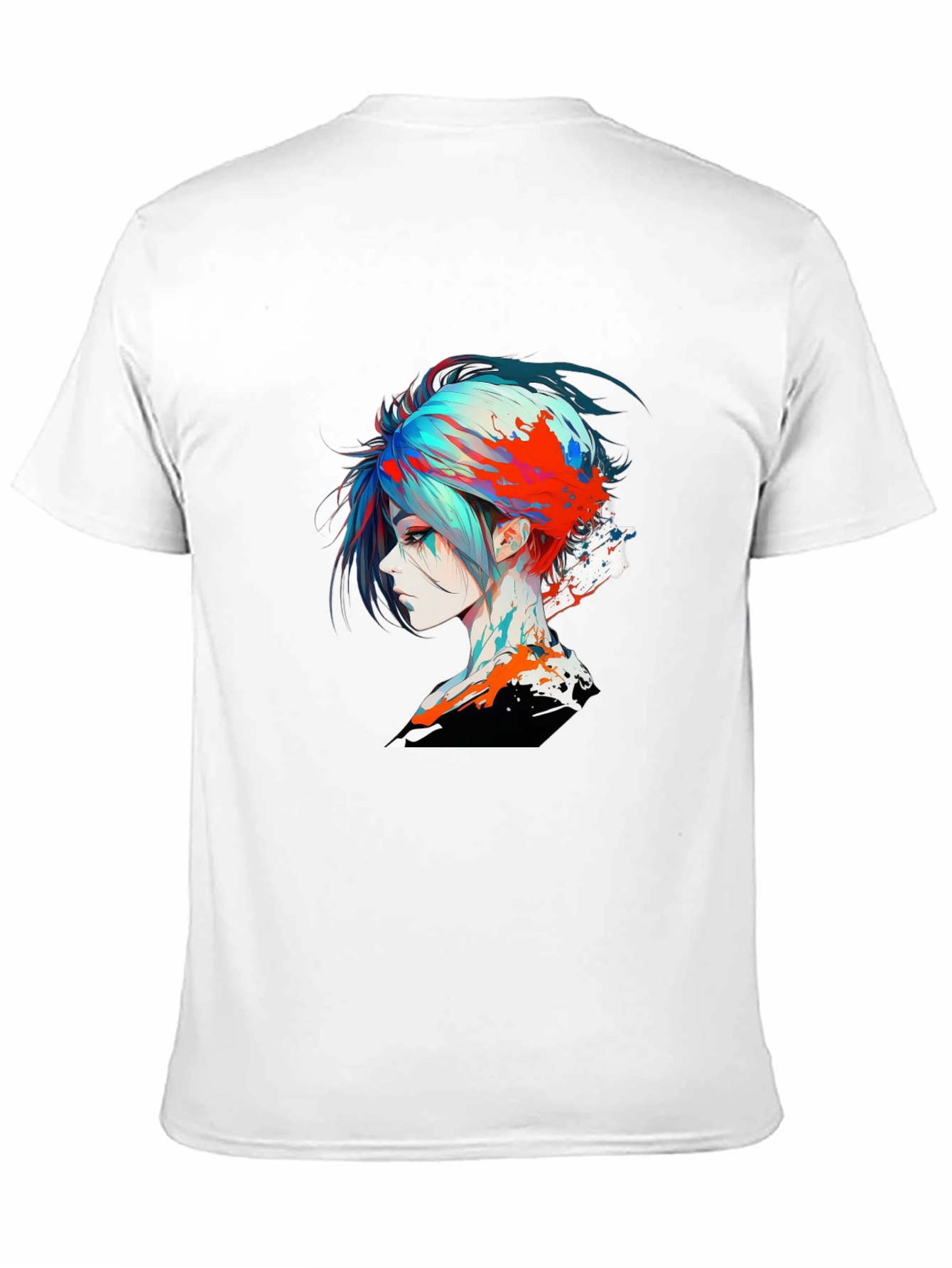 Edgy Anime Girl Graphic T-Shirt
